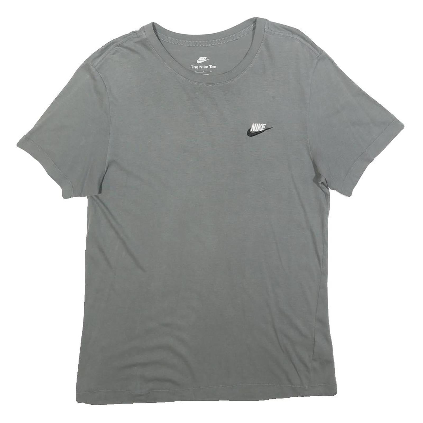 NIKE Mens Grey Classic T-Shirt S Short Sleeve Crew Neck Cotton Blend Refurbished - N/A refurbished available on Cerqular