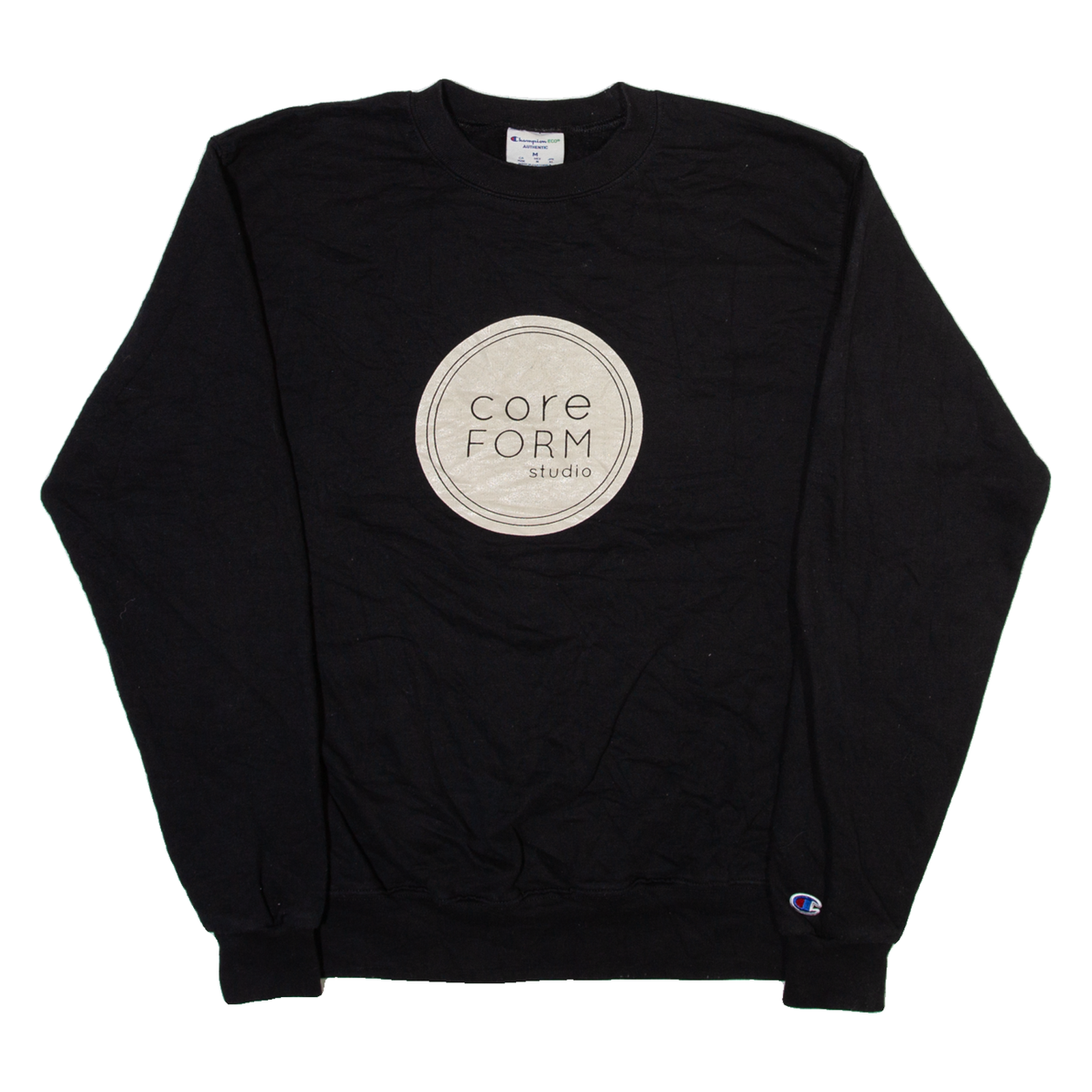 CHAMPION Core Form Studio Mens Sweatshirt Black M Refurbished - N/A refurbished available on Cerqular