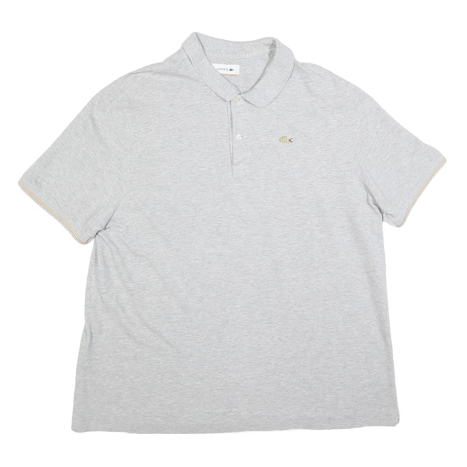 Buy LACOSTE Mens Grey Polo Shirt 3XL Cotton Blend Short Sleeve Classic Fit Croc Logo Refurbished - $35.09 LACOSTE Mens Grey Polo Shirt 3XL Cotton Blend Short Sleeve Classic Fit Croc Logo Refurbished - N/A refurbished available on Cerqular