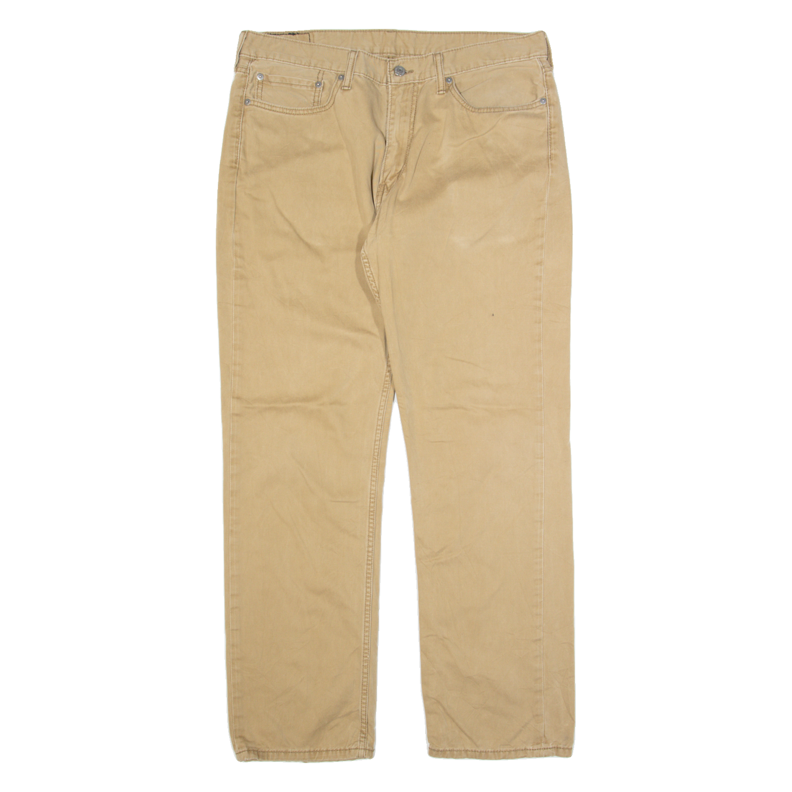 LEVI'S 514 Mens Trousers Brown Regular Straight W36 L32 Refurbished - N/A refurbished available on Cerqular