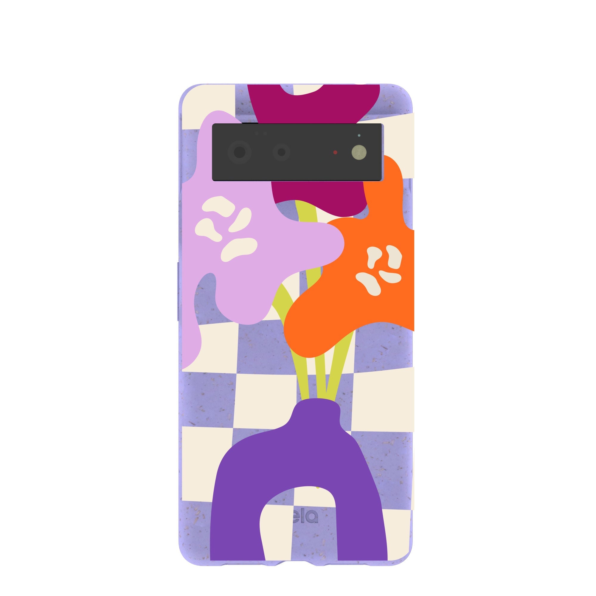 Lavender Bright Blooms Google Pixel 6 Case Refurbished - Pela Case refurbished available on Cerqular