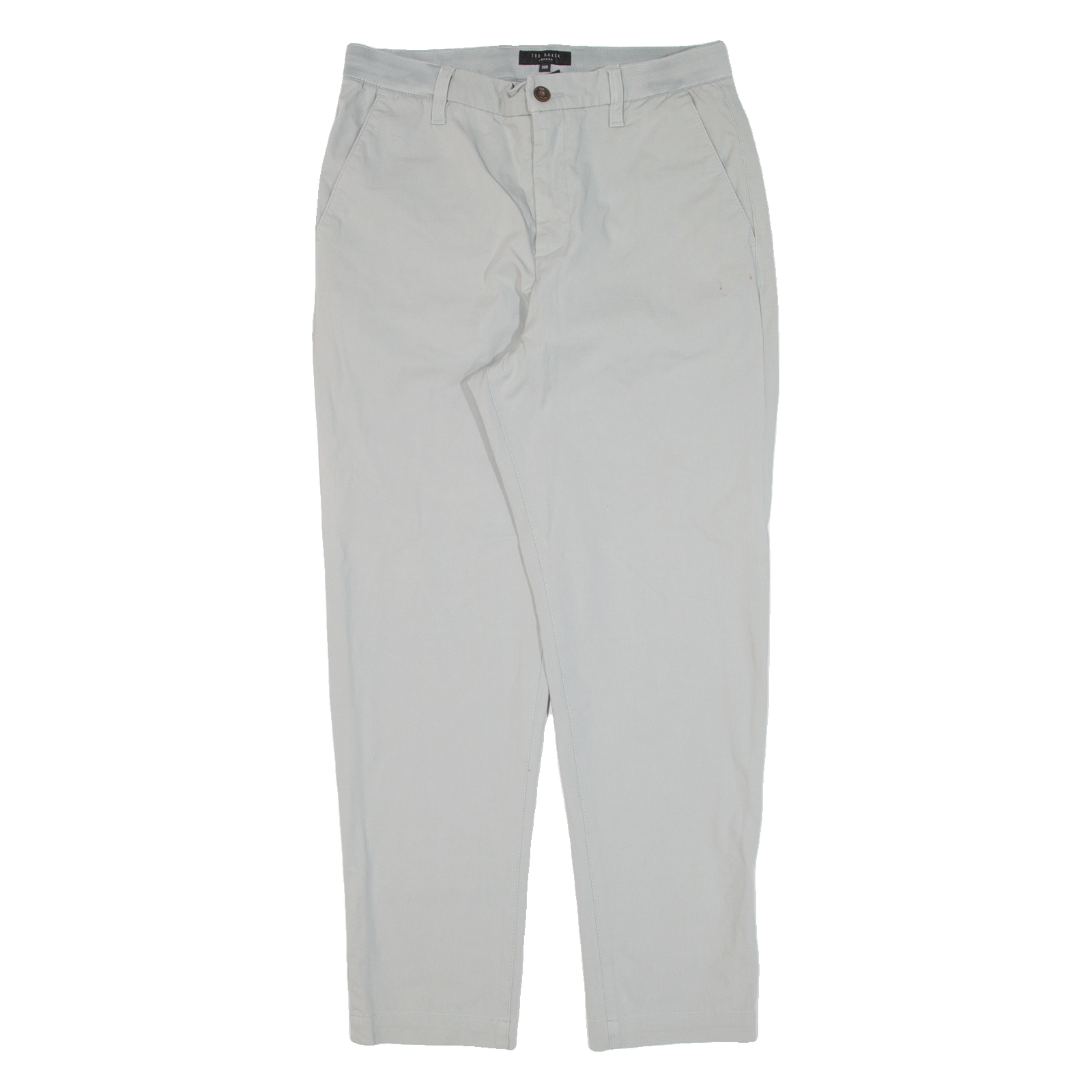 TED BAKER Mens Trousers Blue Regular Tapered W30 L26 Refurbished - N/A refurbished available on Cerqular