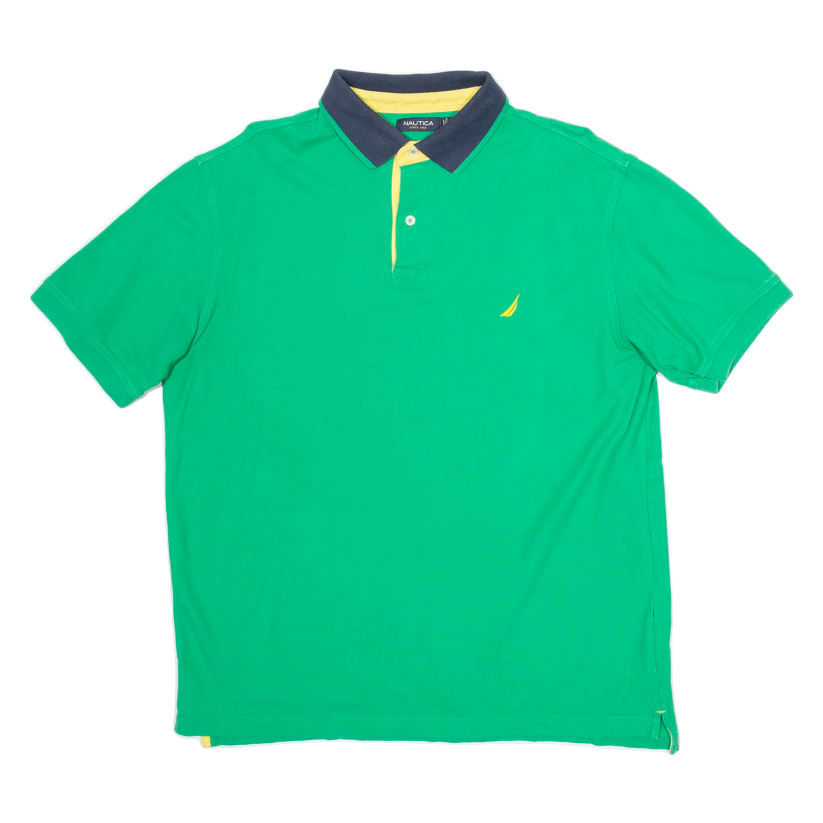NAUTICA Mens Polo Shirt Green L Refurbished - N/A refurbished available on Cerqular
