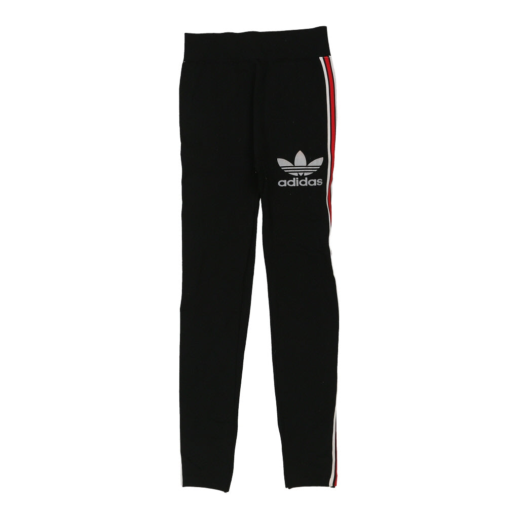 Adidas Leggings - Small Black Polyester Refurbished - Thrifted (note: this is a term often used to describe second- refurbished available on Cerqular