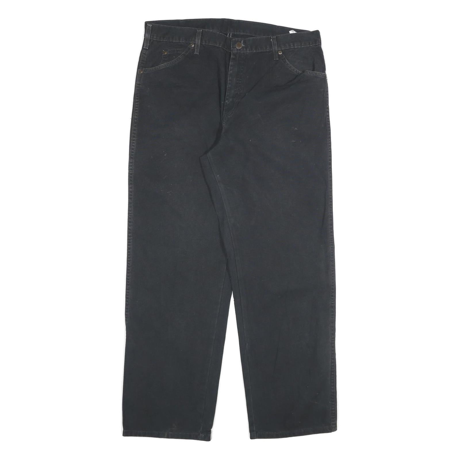 Buy DICKIES Mens Black Cotton Blend Regular Straight Trousers W36 L30 Workwear Zip Refurbished - $37.69 DICKIES Mens Black Cotton Blend Regular Straight Trousers W36 L30 Workwear Zip Refurbished - N/A refurbished available on Cerqular