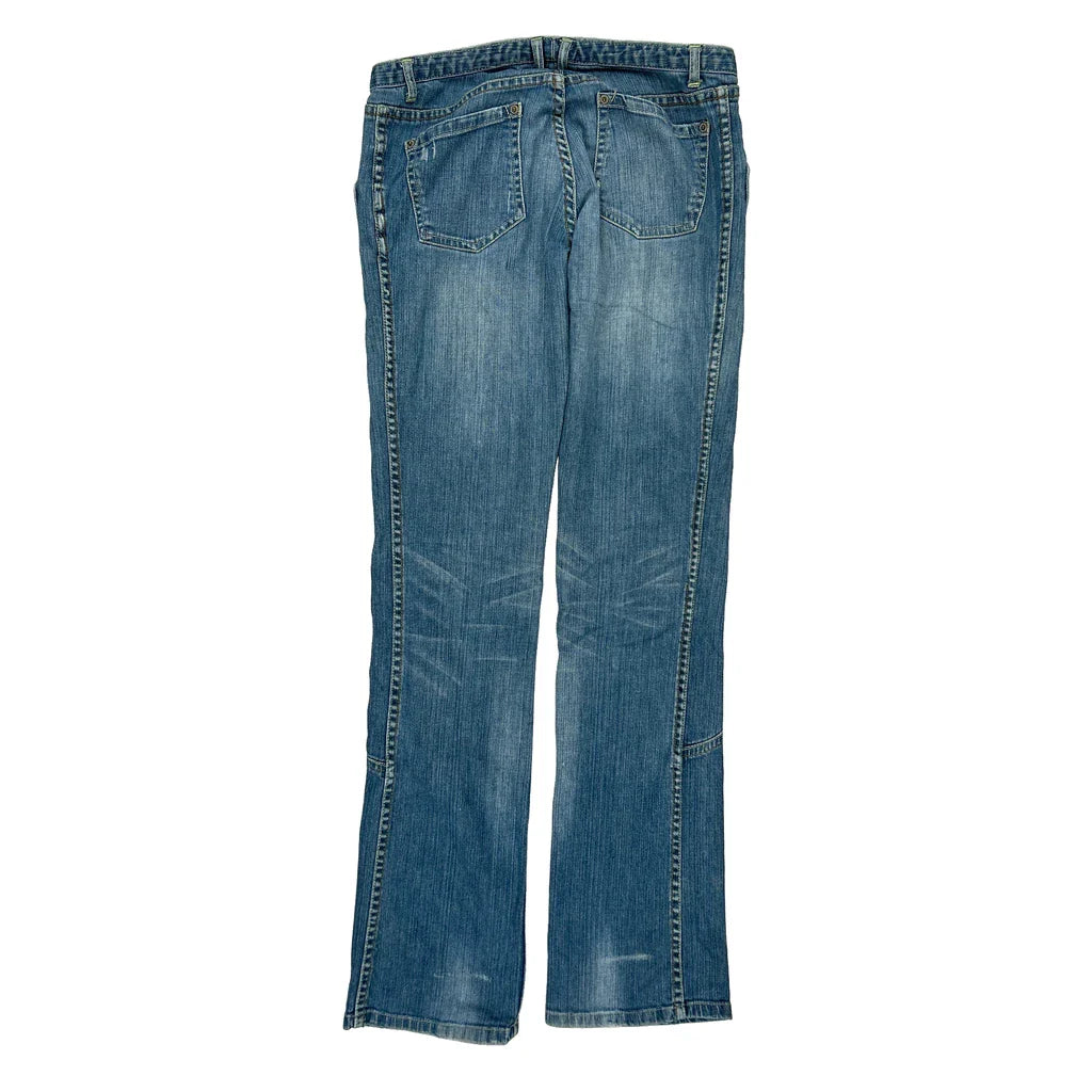 Armani Exchange Boot Cut Jeans - 30W UK 6 Blue Denim Refurbished - Thrifted (note: this is a term often used to describe second- refurbished available on Cerqular