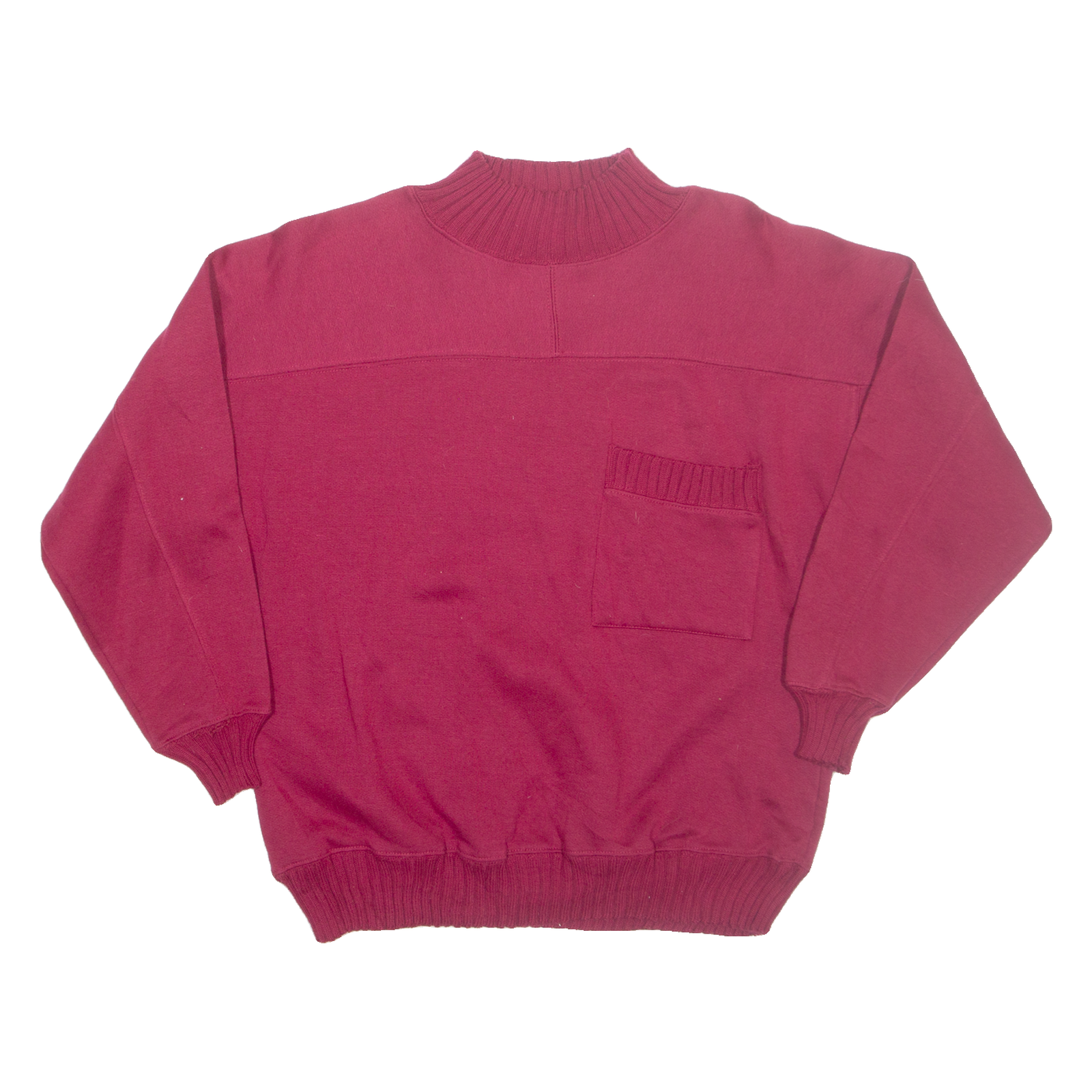 SYCAMORE Womens Sweatshirt Red High Neck S Refurbished - N/A refurbished available on Cerqular