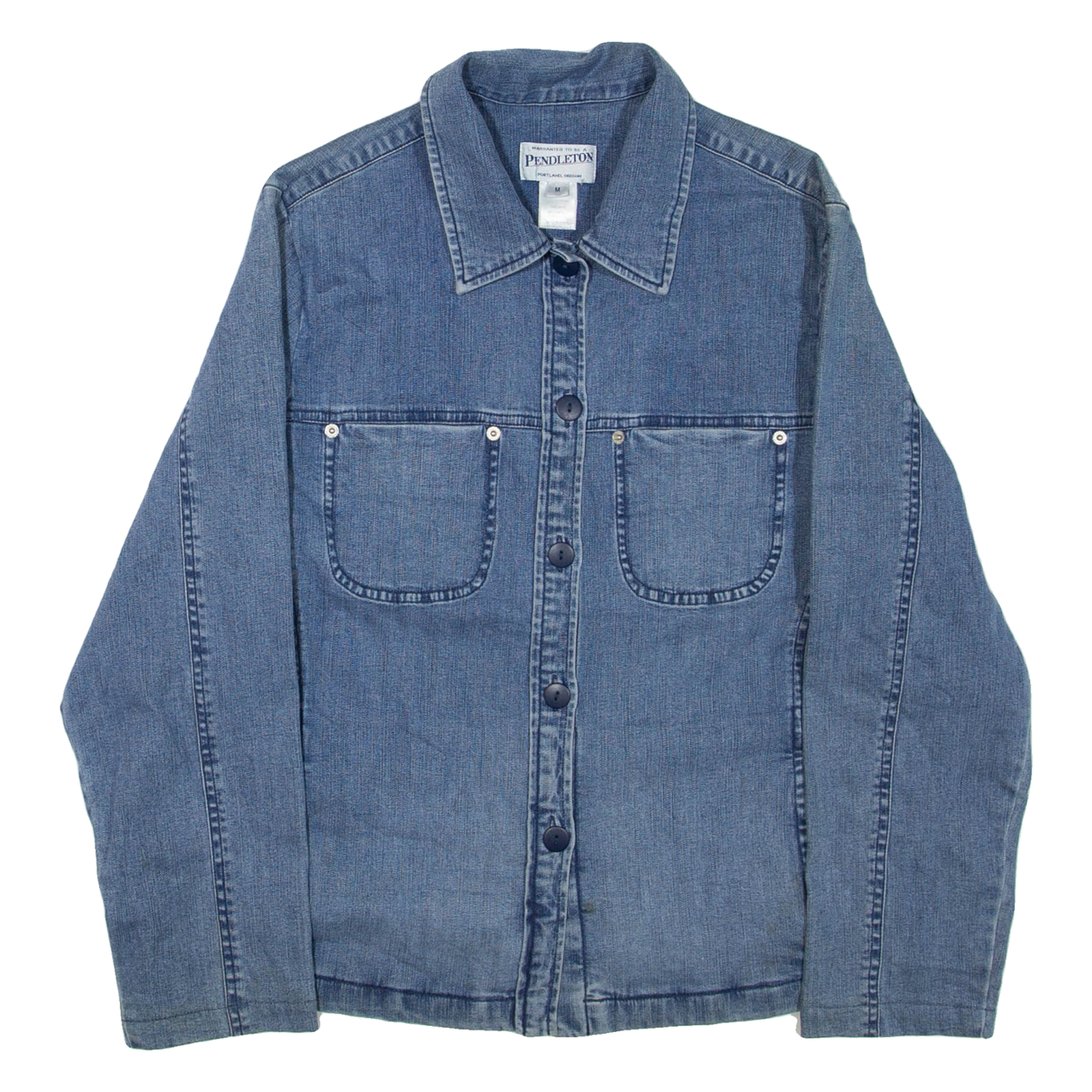 Buy PENDLETON Womens Denim Jacket Blue M Refurbished - $98.79 PENDLETON Womens Denim Jacket Blue M Refurbished - N/A refurbished available on Cerqular