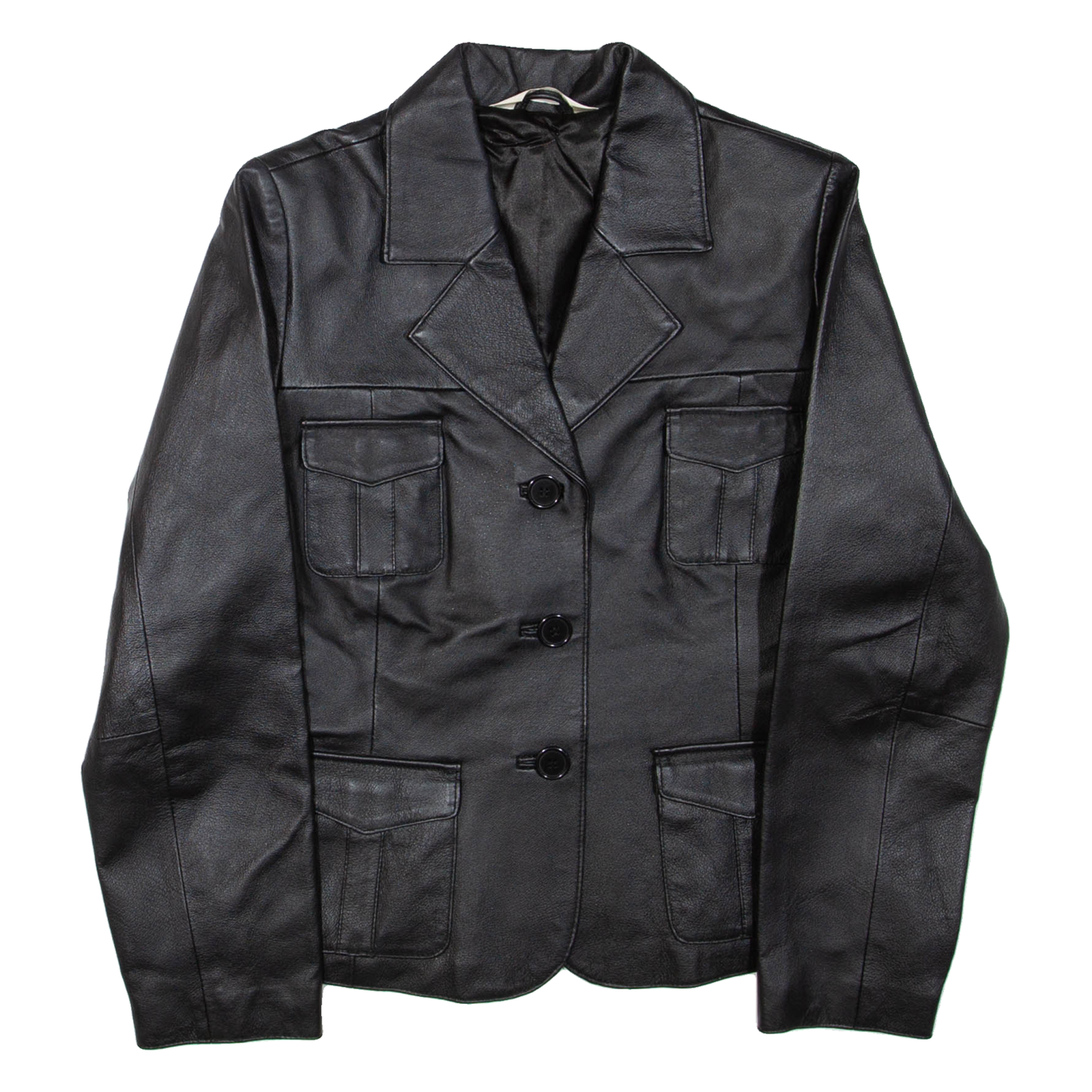 Womens Jacket Black Leather S Refurbished - N/A refurbished available on Cerqular