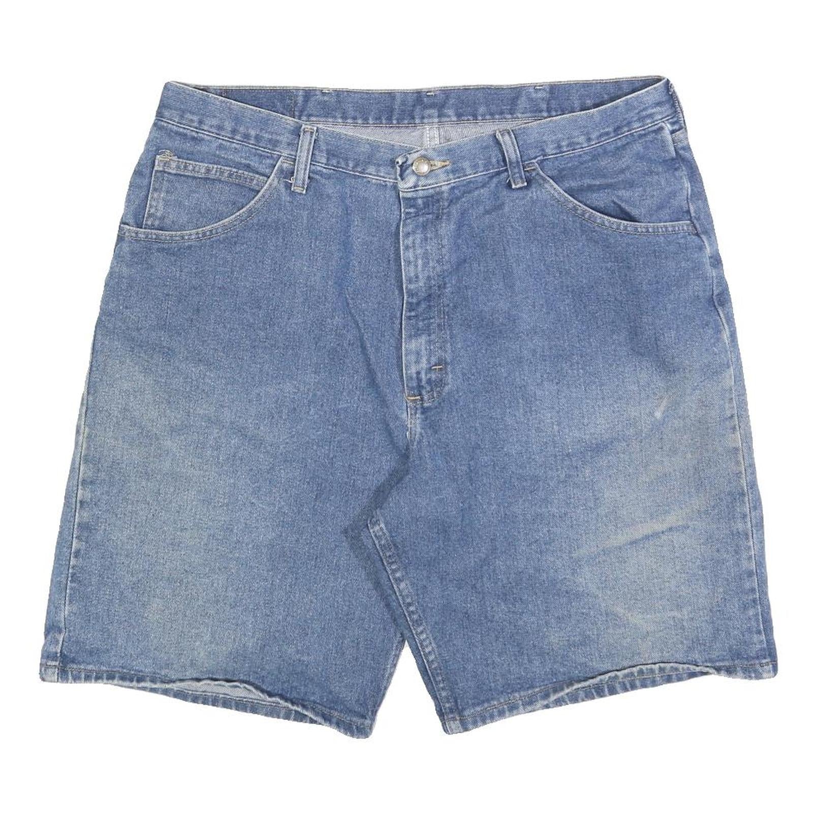Buy WRANGLER Mens Denim Blue Classic Fit Denim Shorts XL W38 Casual Cotton Blend Refurbished - $25.99 WRANGLER Mens Denim Blue Classic Fit Denim Shorts XL W38 Casual Cotton Blend Refurbished - N/A refurbished available on Cerqular