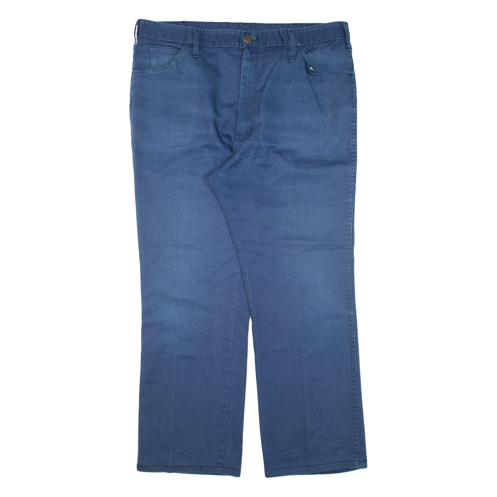 DICKIES Workwear Mens Trousers Blue Regular Straight W38 L27 Refurbished - N/A refurbished available on Cerqular