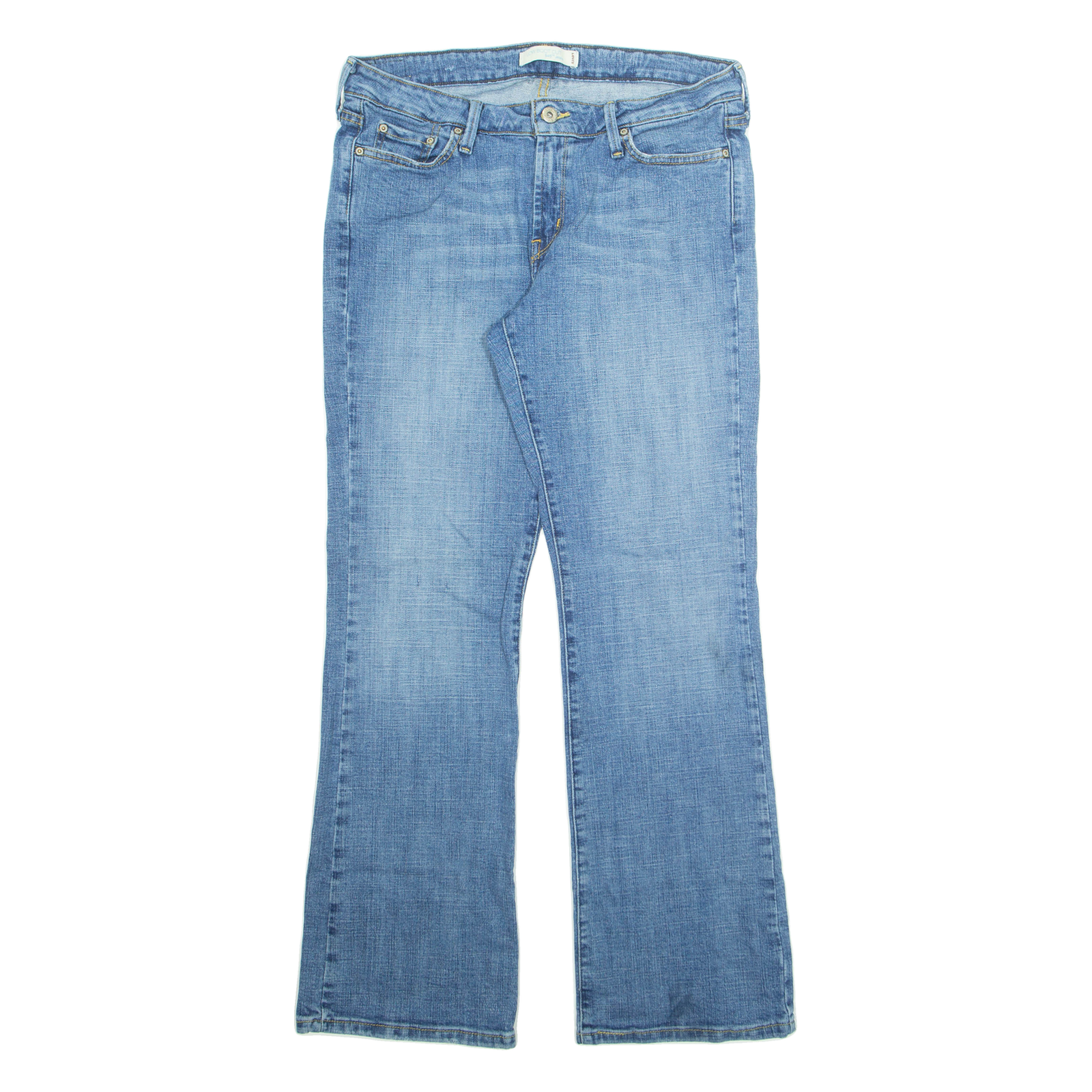 LEVI'S Womens Jeans Blue Regular Bootcut Stone Wash W32 L32 Refurbished - N/A refurbished available on Cerqular