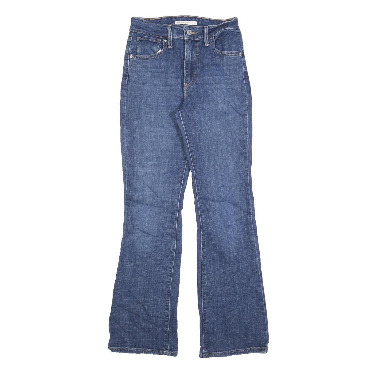 LEVI'S 725 Womens Jeans Blue Regular Bootcut Denim Medium W26 L28 Classic Fit Refurbished - N/A refurbished available on Cerqular