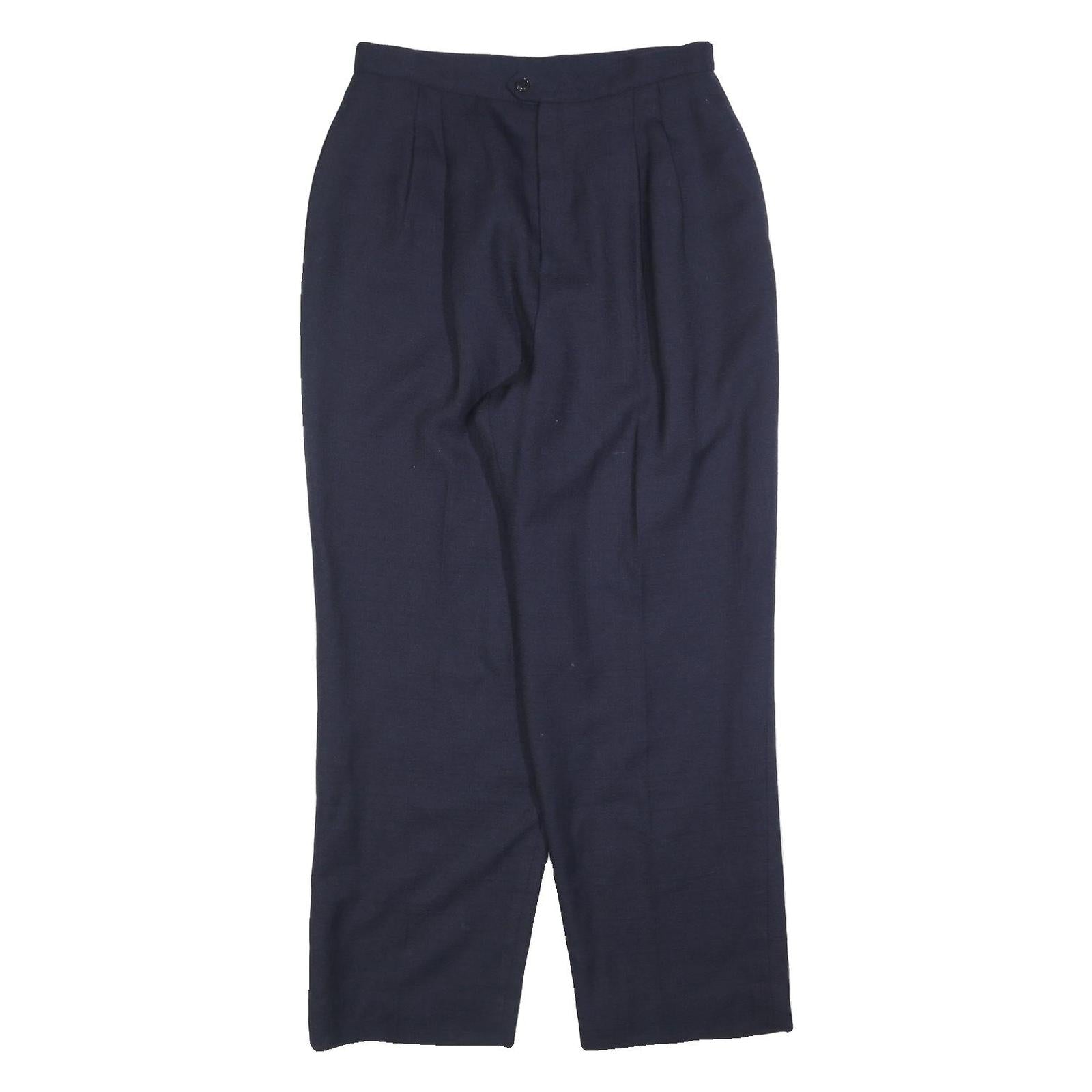 Buy Womens Relaxed Fit Navy Wool Blend Zip Trousers W28 L30 Classic Workwear Refurbished - $23.39 Womens Relaxed Fit Navy Wool Blend Zip Trousers W28 L30 Classic Workwear Refurbished - N/A refurbished available on Cerqular