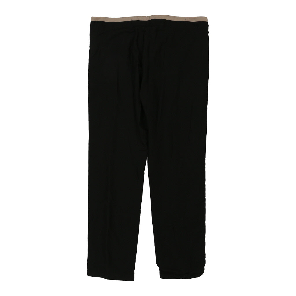 Diadora Tracksuit - Medium Black Polyester Refurbished - Thrifted (note: this is a term often used to describe second- refurbished available on Cerqular