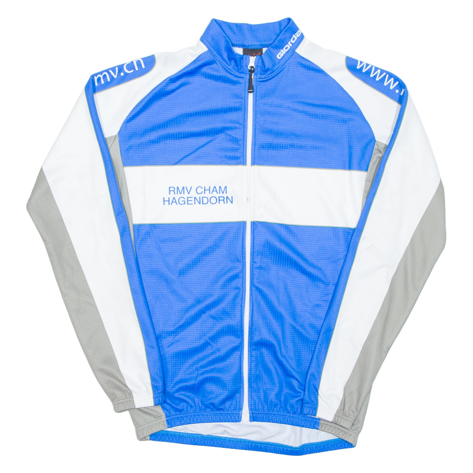 Cycling Mens Jersey Blue Long Sleeve 1/2 Zip XL Refurbished - N/A refurbished available on Cerqular