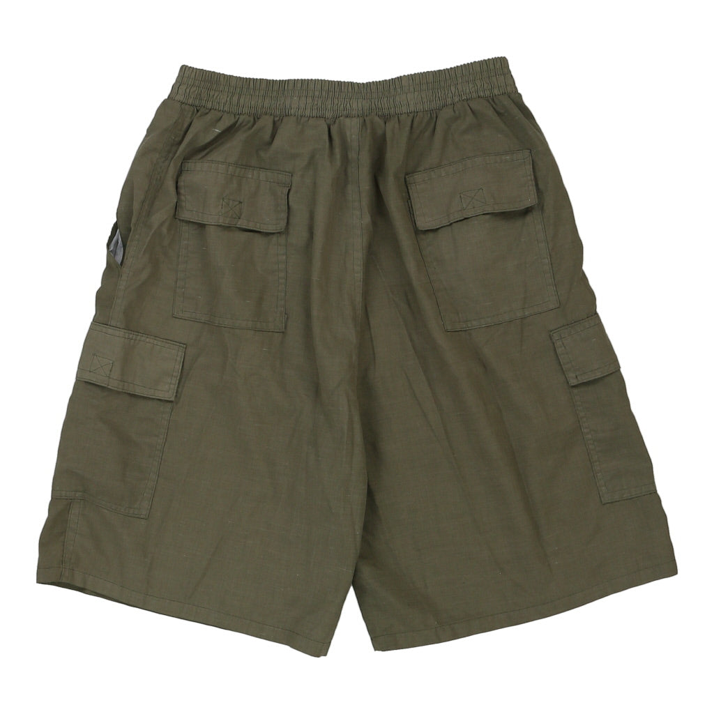 Unbranded Cargo Shorts - Medium Khaki Cotton Refurbished - Thrifted (note: this is a term often used to describe second- refurbished available on Cerqular