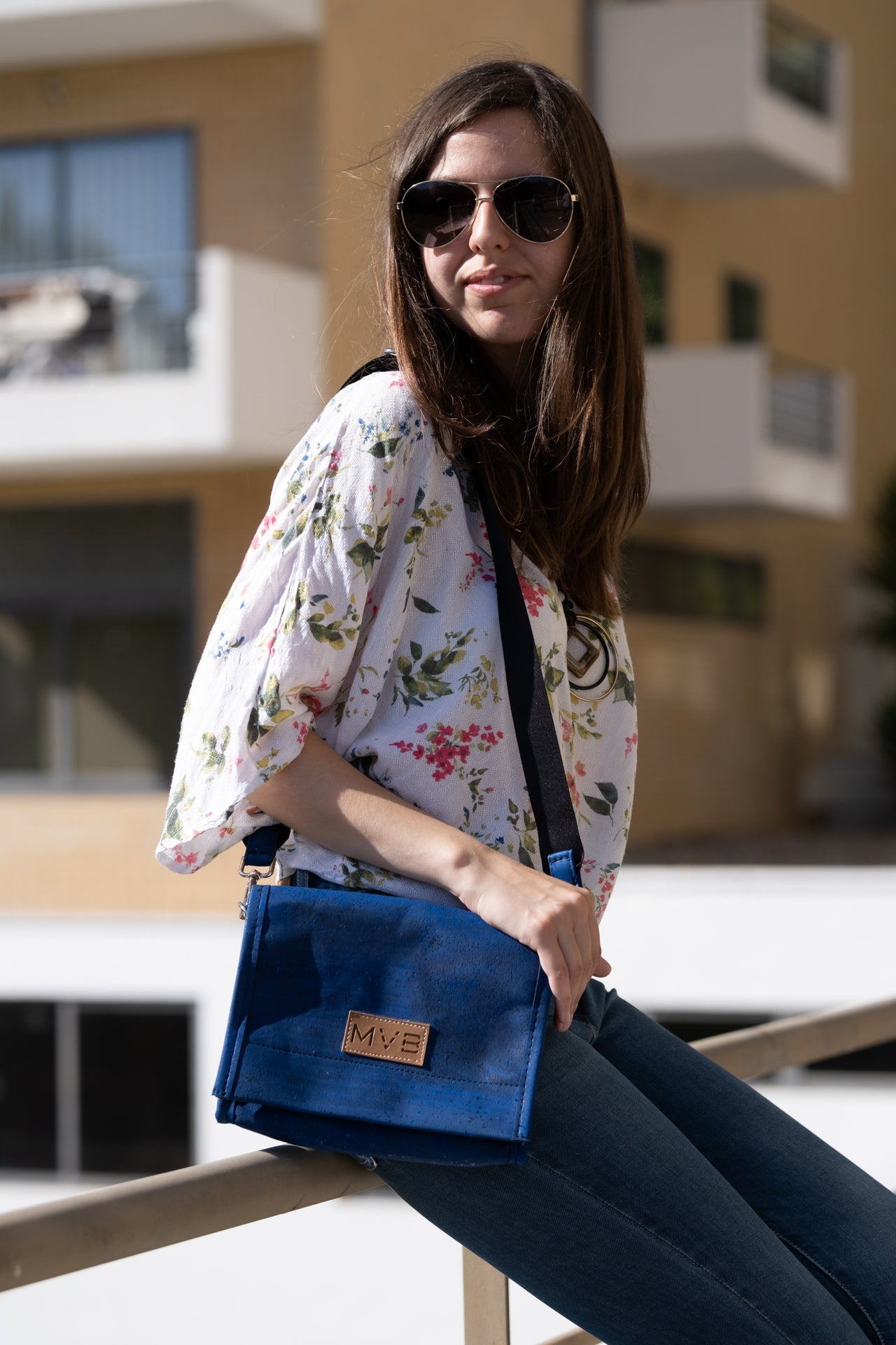 Buy Night Vegan Crossbody Bag blue cork | CHOOSE STRAP STYLE: Cork Strap Refurbished - $133.20 Night Vegan Crossbody Bag blue cork | CHOOSE STRAP STYLE: Cork Strap Refurbished - My Vegan Bags refurbished available on Cerqular