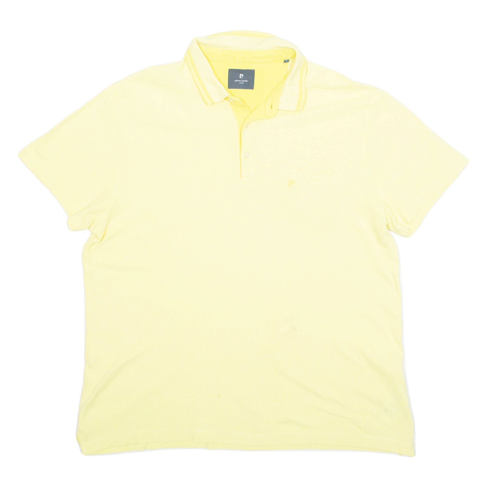 PIERRE CARDIN Mens Polo Shirt Yellow XL Refurbished - N/A refurbished available on Cerqular