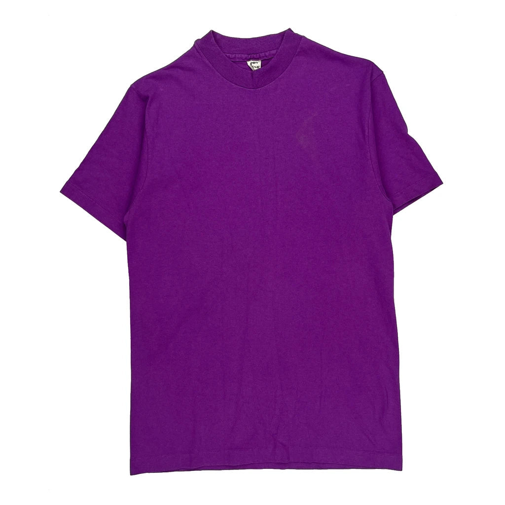 Blank Body Scene Single Stitch T-Shirt - Large Purple Cotton Refurbished - Thrifted (note: this is a term often used to describe second- refurbished available on Cerqular