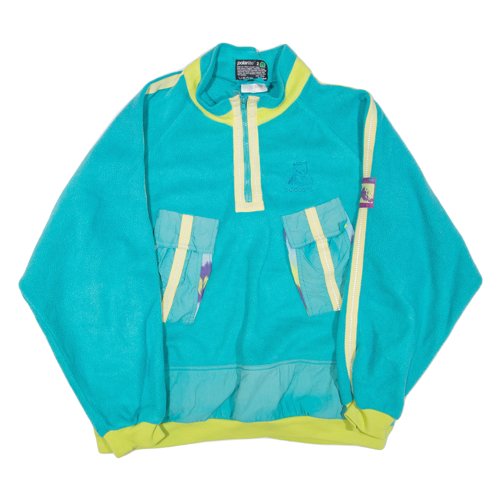 Buy ADIDAS Polarlite 1/4 Zip Mens Fleece Jacket Blue 90s M Refurbished - $189.79 ADIDAS Polarlite 1/4 Zip Mens Fleece Jacket Blue 90s M Refurbished - N/A refurbished available on Cerqular