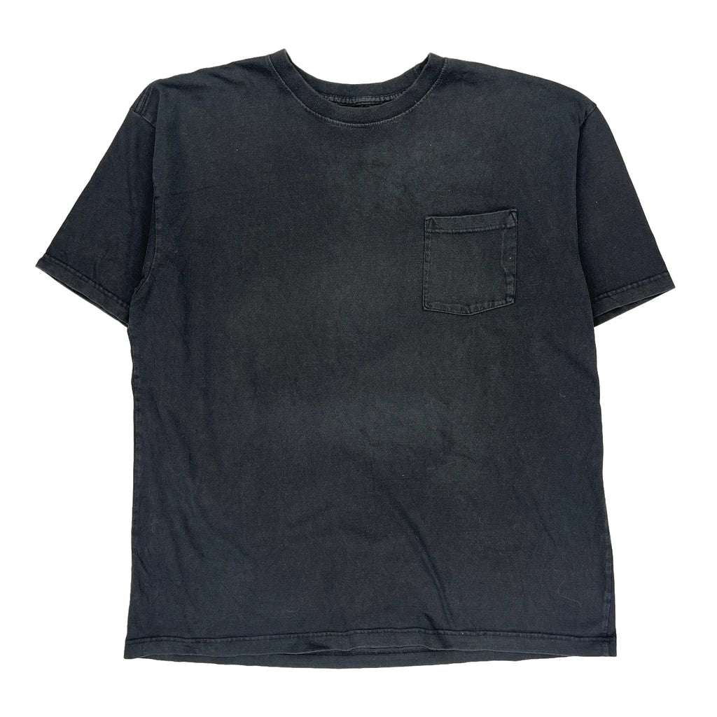 Dickies T-Shirt - 2XL Black Cotton Refurbished - Thrifted (note: this is a term often used to describe second- refurbished available on Cerqular