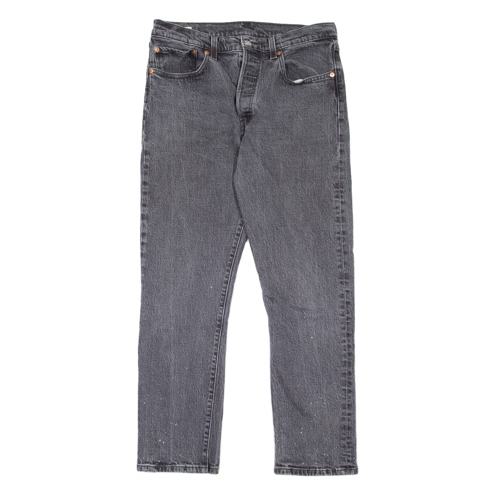 LEVI'S 501 BIG E Jeans Womens Grey Regular Straight W30 L28 Refurbished - N/A refurbished available on Cerqular