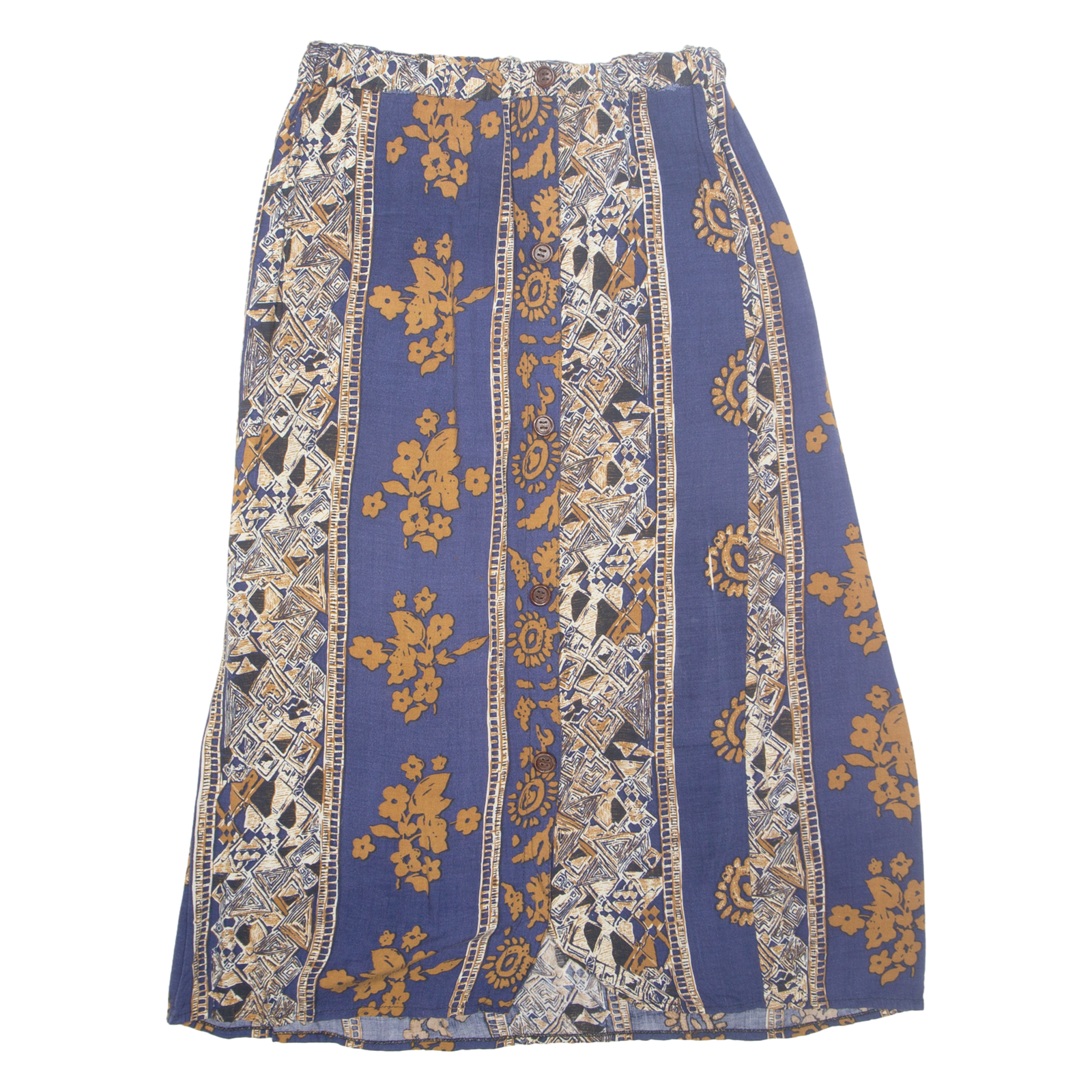 Buy Womens Straight Skirt Blue Midi Geometric M Refurbished - $18.19 Womens Straight Skirt Blue Midi Geometric M Refurbished - N/A refurbished available on Cerqular