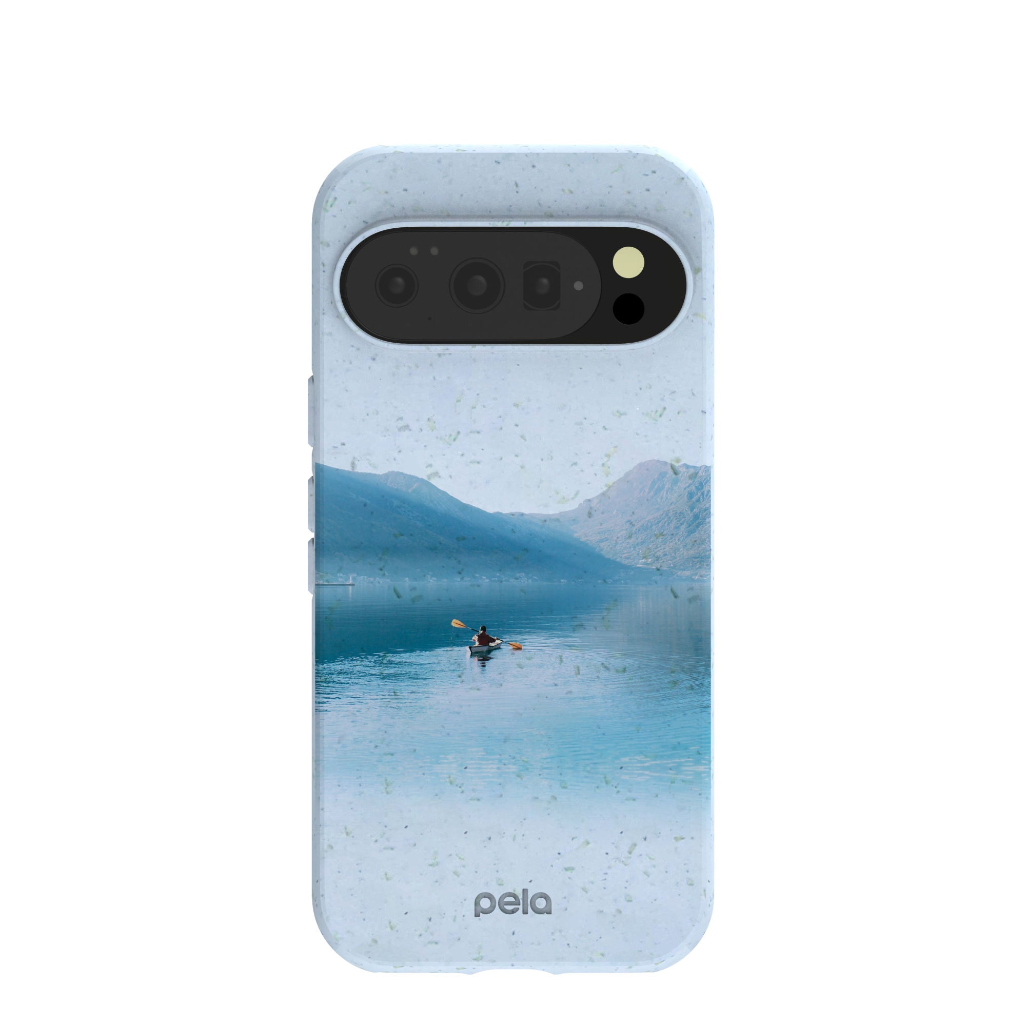 Powder Blue Serene Google Pixel 10/10 Pro Case | PixelSnap Compatibility: Without PixelSnap Refurbished - Pela Case refurbished available on Cerqular