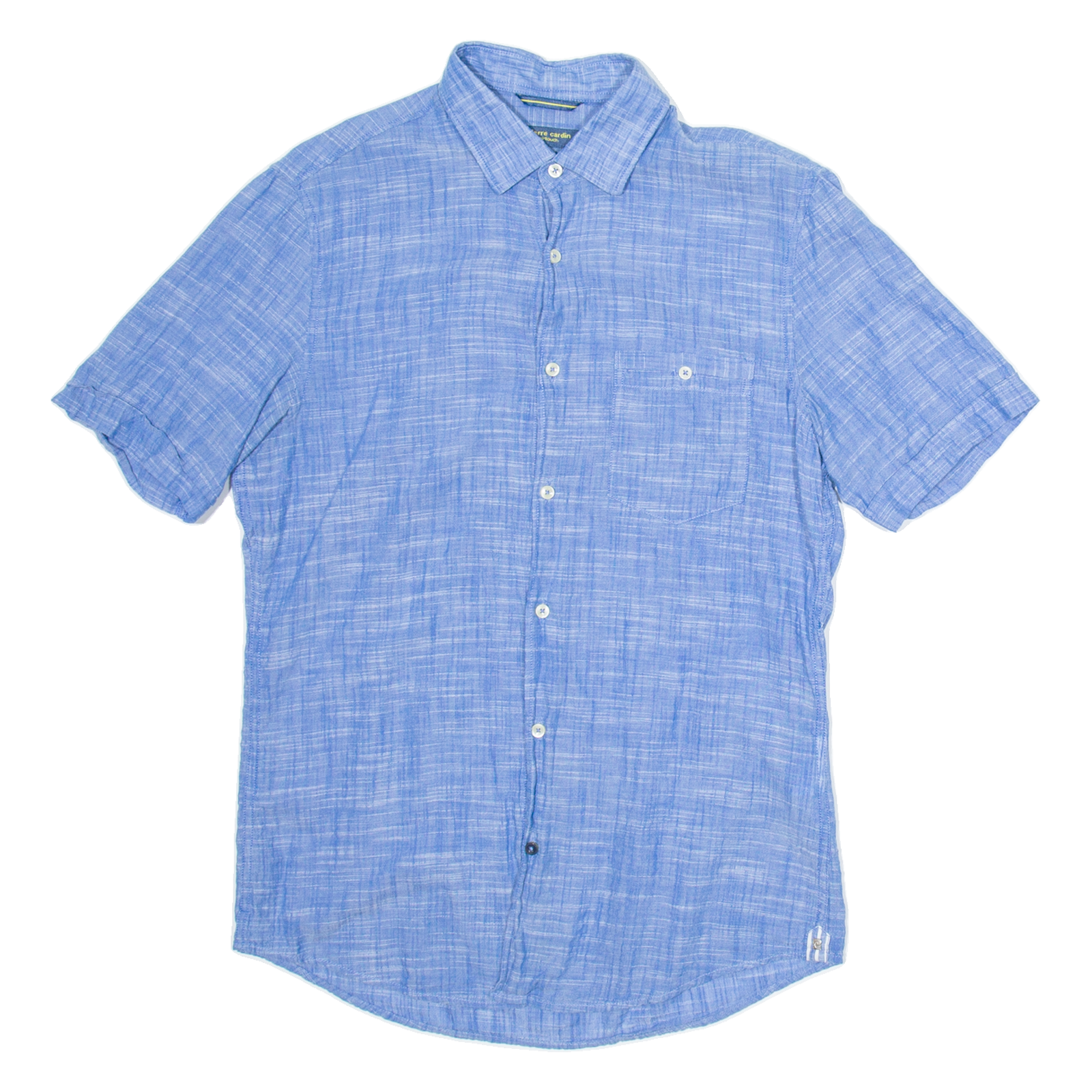 PIERRE CARDIN Mens Plain Shirt Blue S Refurbished - N/A refurbished available on Cerqular