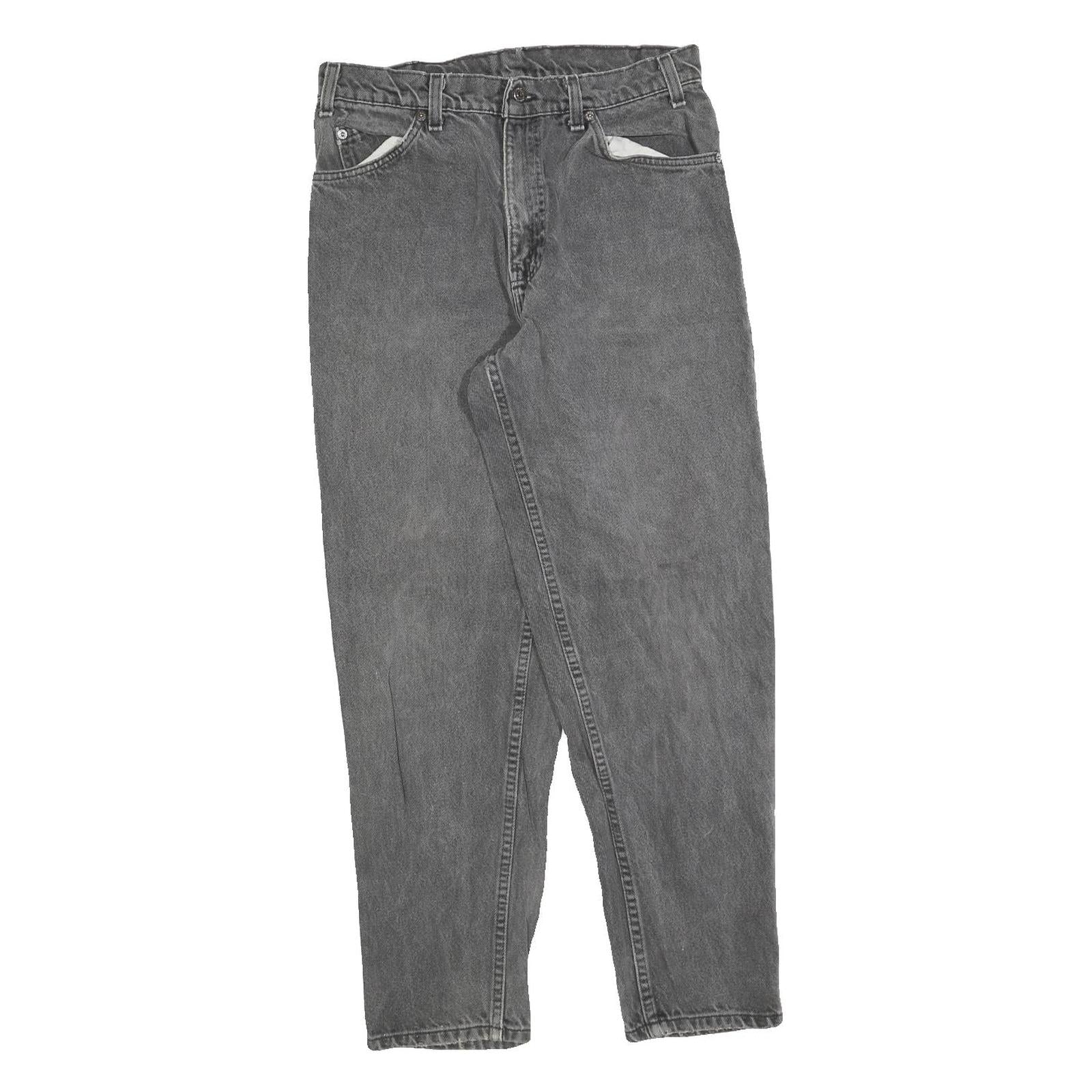 LEVI'S Mens Slim Grey Denim Jeans W30 L30 Cotton Blend Zip Classic Fit Refurbished - N/A refurbished available on Cerqular