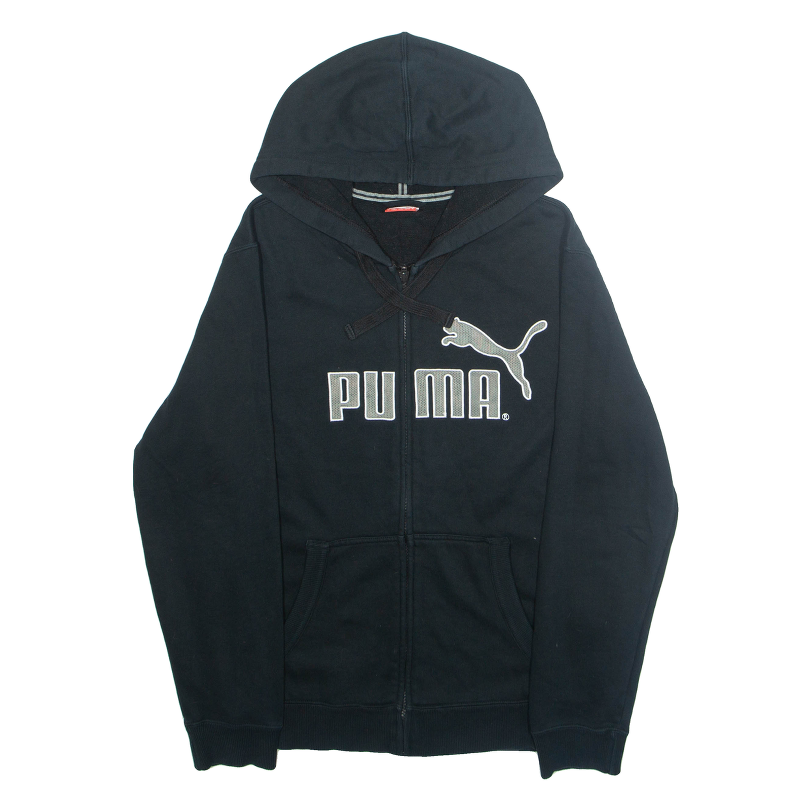 PUMA Mens Black Hoodie Full Zip M Refurbished - N/A refurbished available on Cerqular