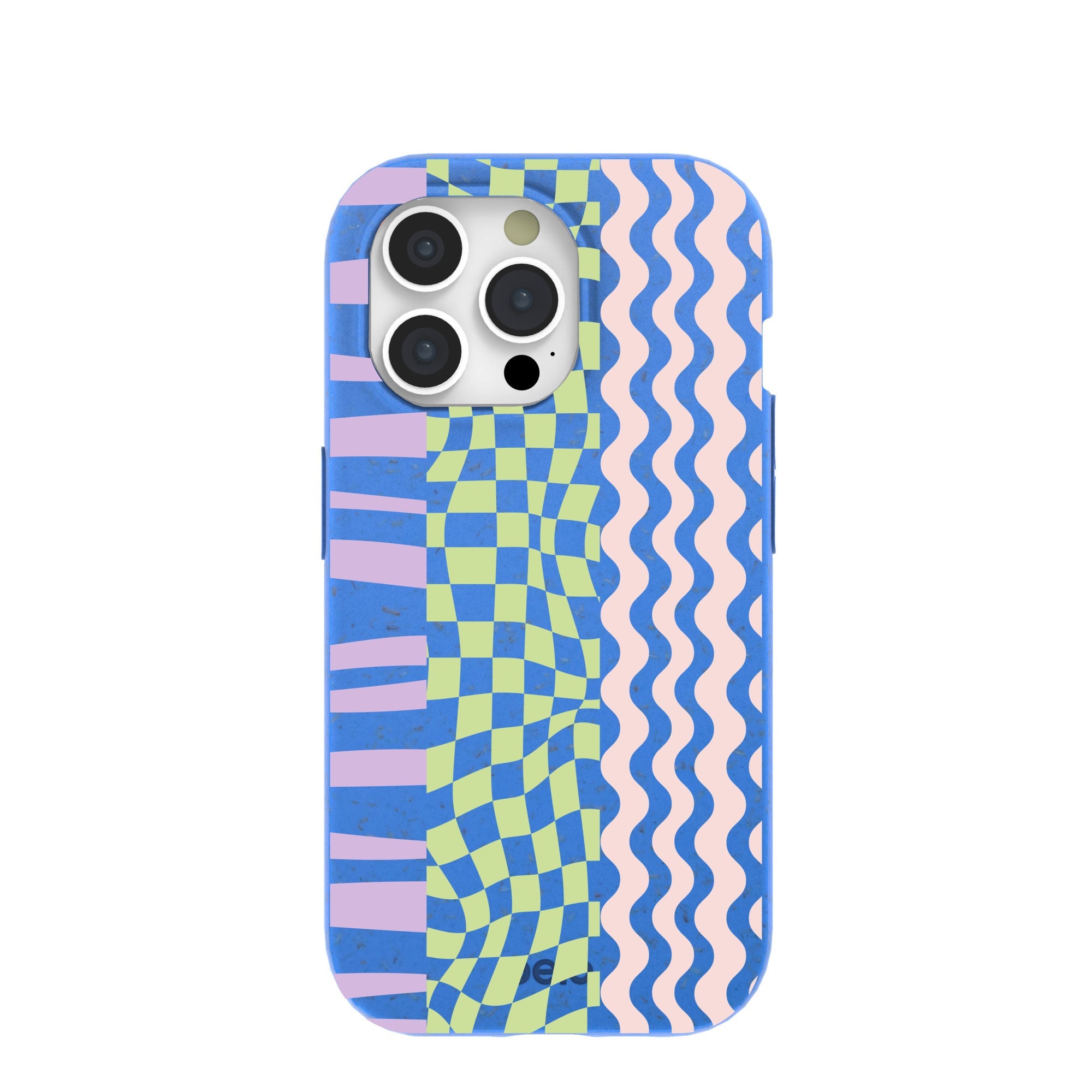 Buy Electric Blue Mixed Up iPhone 15 Pro Case Refurbished - $65.00 Electric Blue Mixed Up iPhone 15 Pro Case Refurbished - Pela Case refurbished available on Cerqular