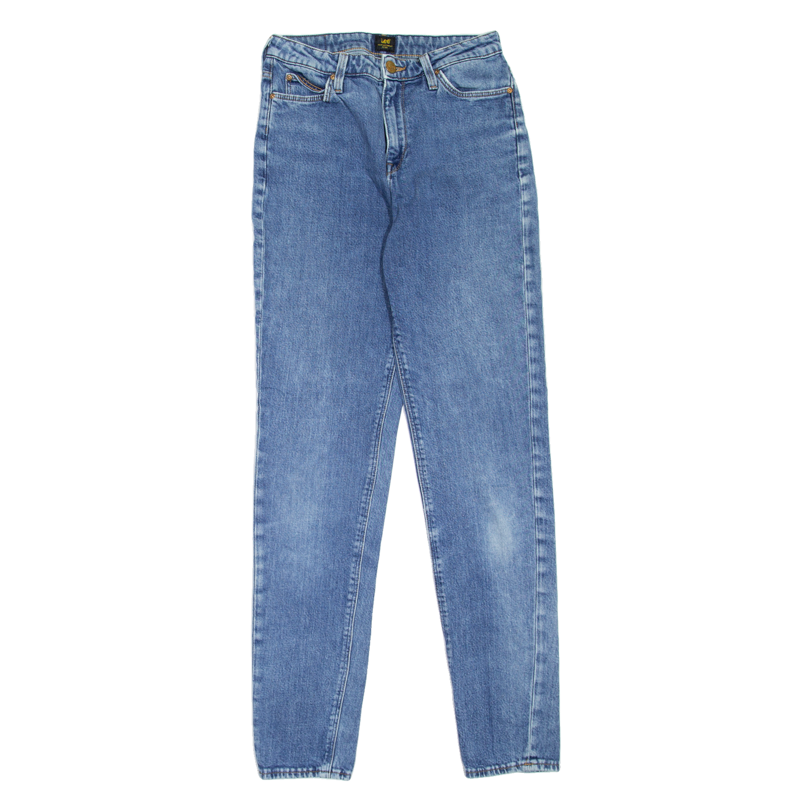 LEE Womens Jeans Blue Regular Mom W27 L33 Refurbished - N/A refurbished available on Cerqular