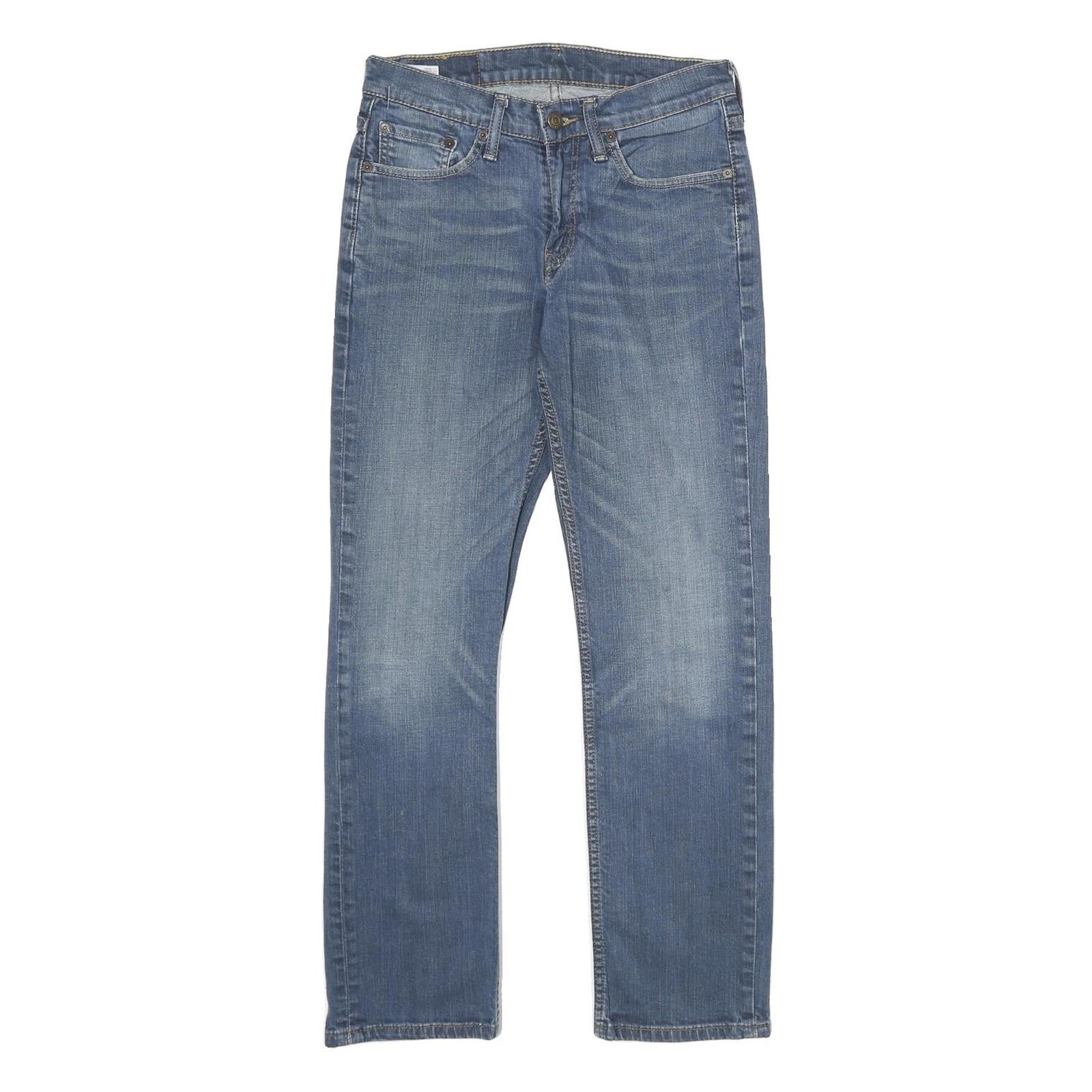LEVI'S 514 Classic Mens Jeans Blue Classic Straight Denim Medium W29 L30 Refurbished - N/A refurbished available on Cerqular
