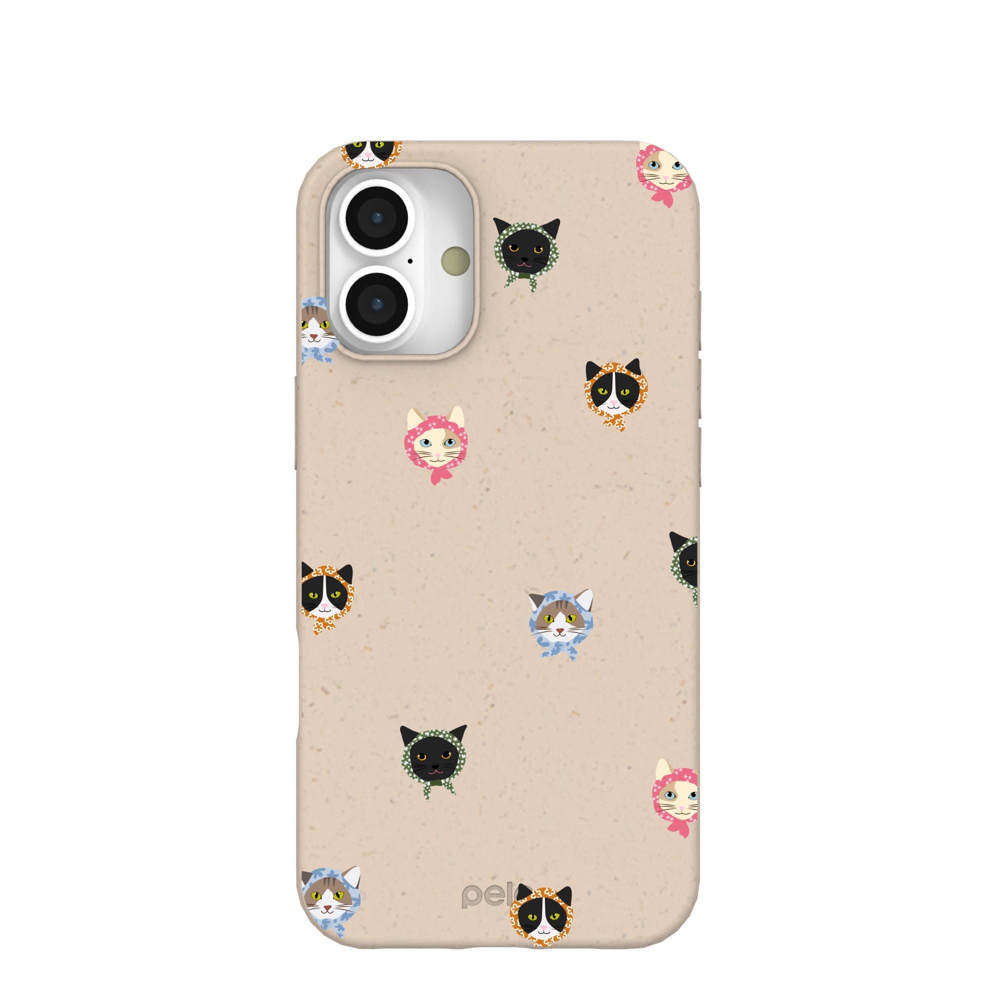 Seashell Cat Couture iPhone 16 Plus Case Refurbished - Pela Case refurbished available on Cerqular