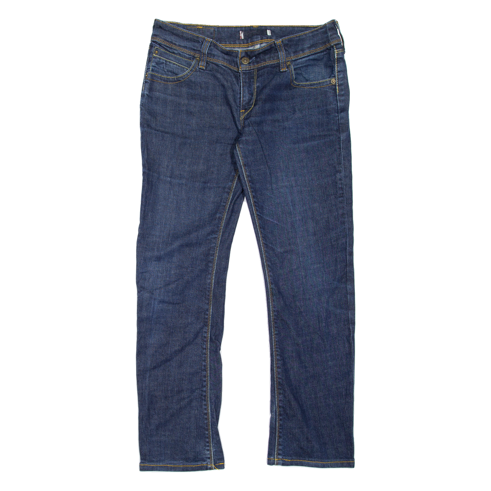 LEVI'S Womens Jeans Blue Regular Straight W30 L27 Refurbished - N/A refurbished available on Cerqular