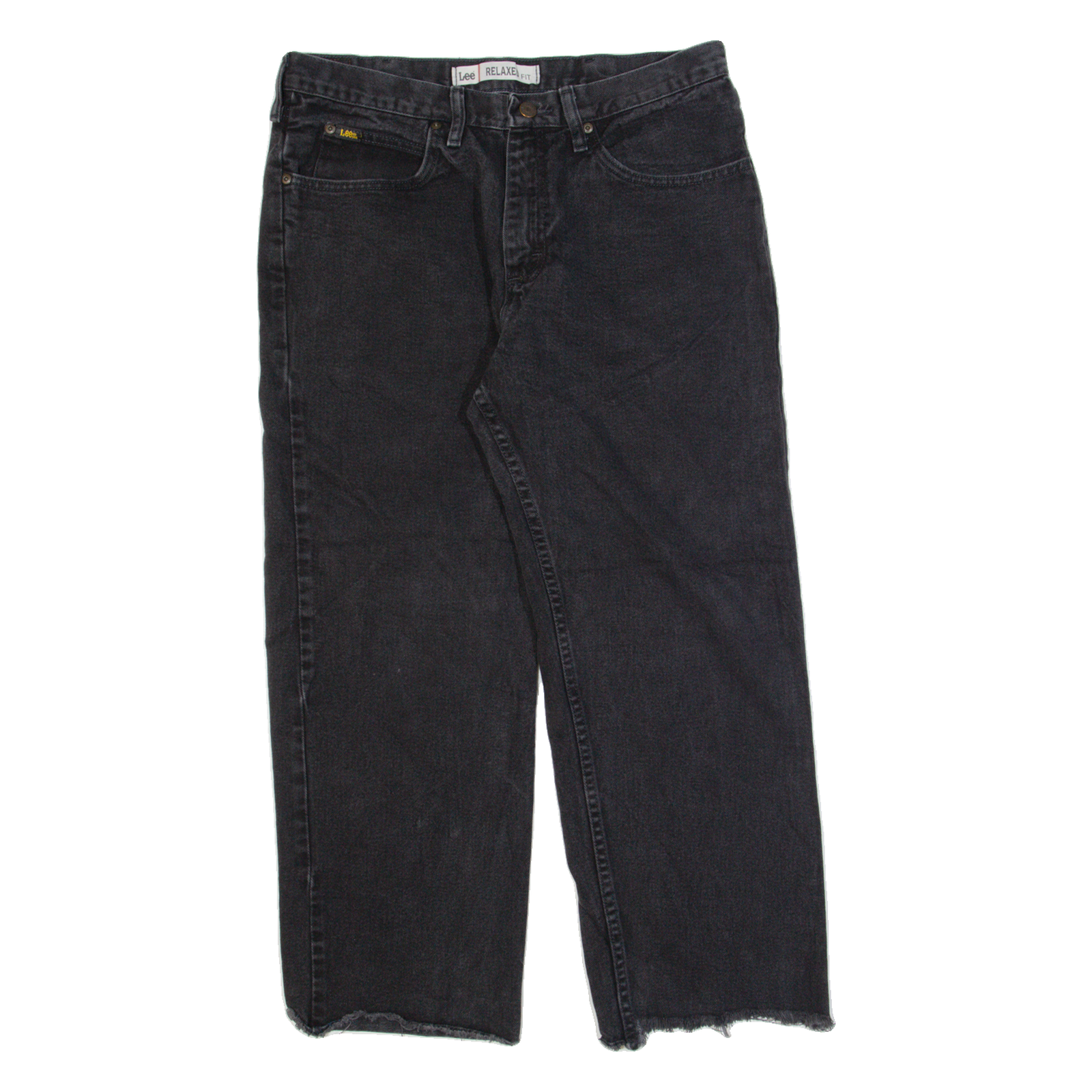 LEE Mens Jeans Black Relaxed Straight W34 L26 Refurbished - N/A refurbished available on Cerqular