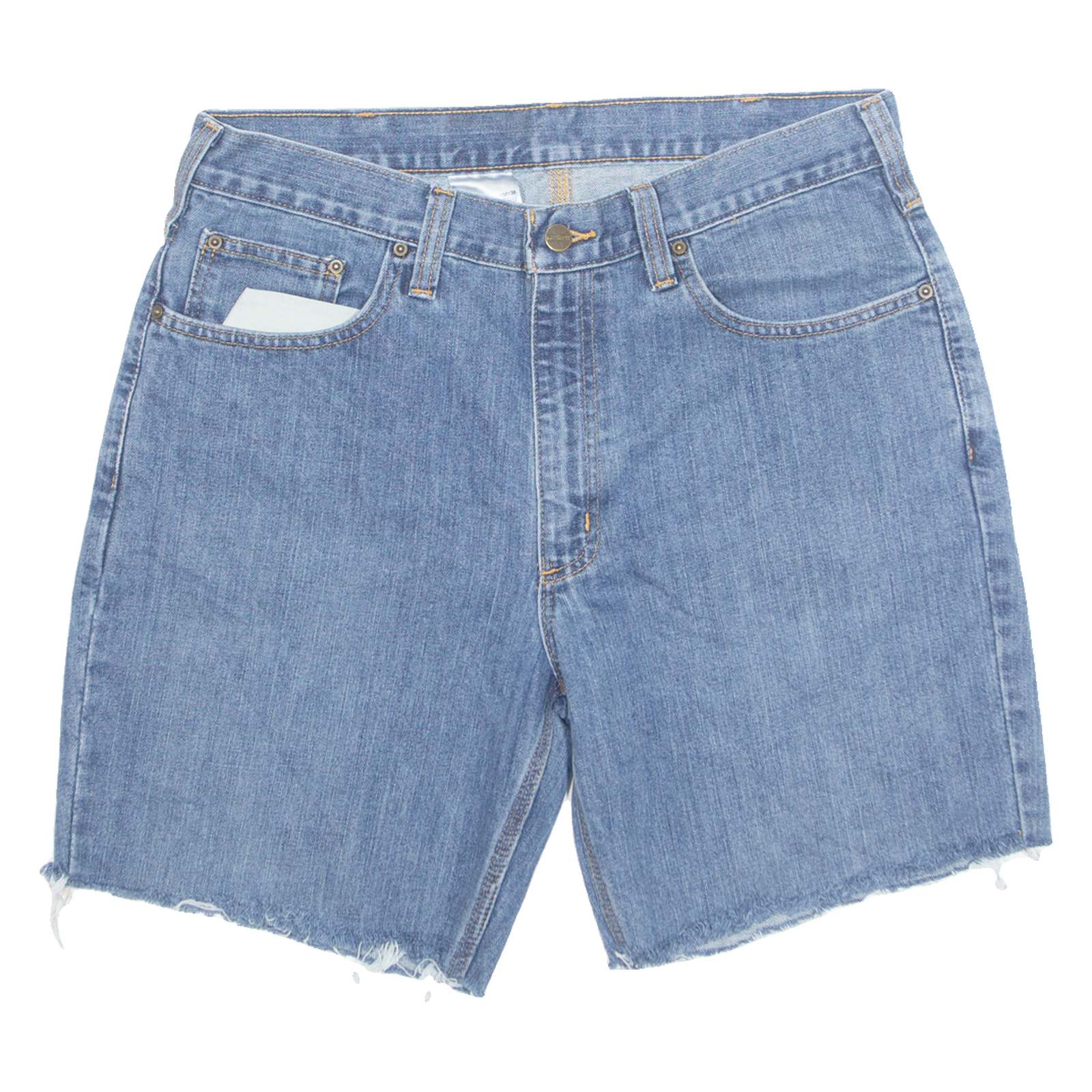 CARHARTT Cut Off Carpenter Style Denim Mens Workwear Shorts Blue M W34 Refurbished - N/A refurbished available on Cerqular
