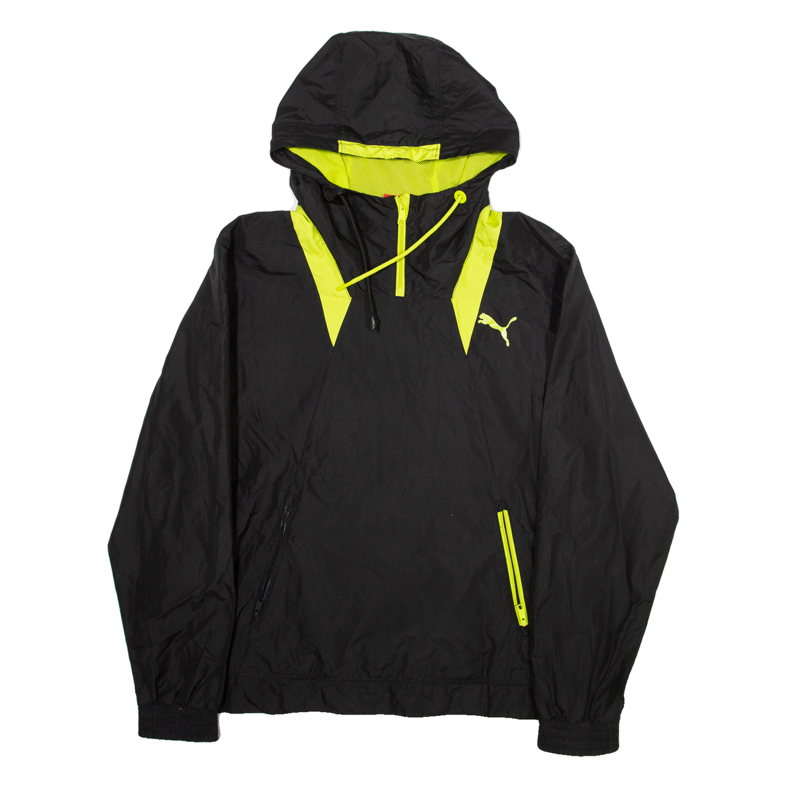 Buy PUMA Mesh Lined Mens Anorak Jacket Black Hooded S Refurbished - $36.39 PUMA Mesh Lined Mens Anorak Jacket Black Hooded S Refurbished - N/A refurbished available on Cerqular