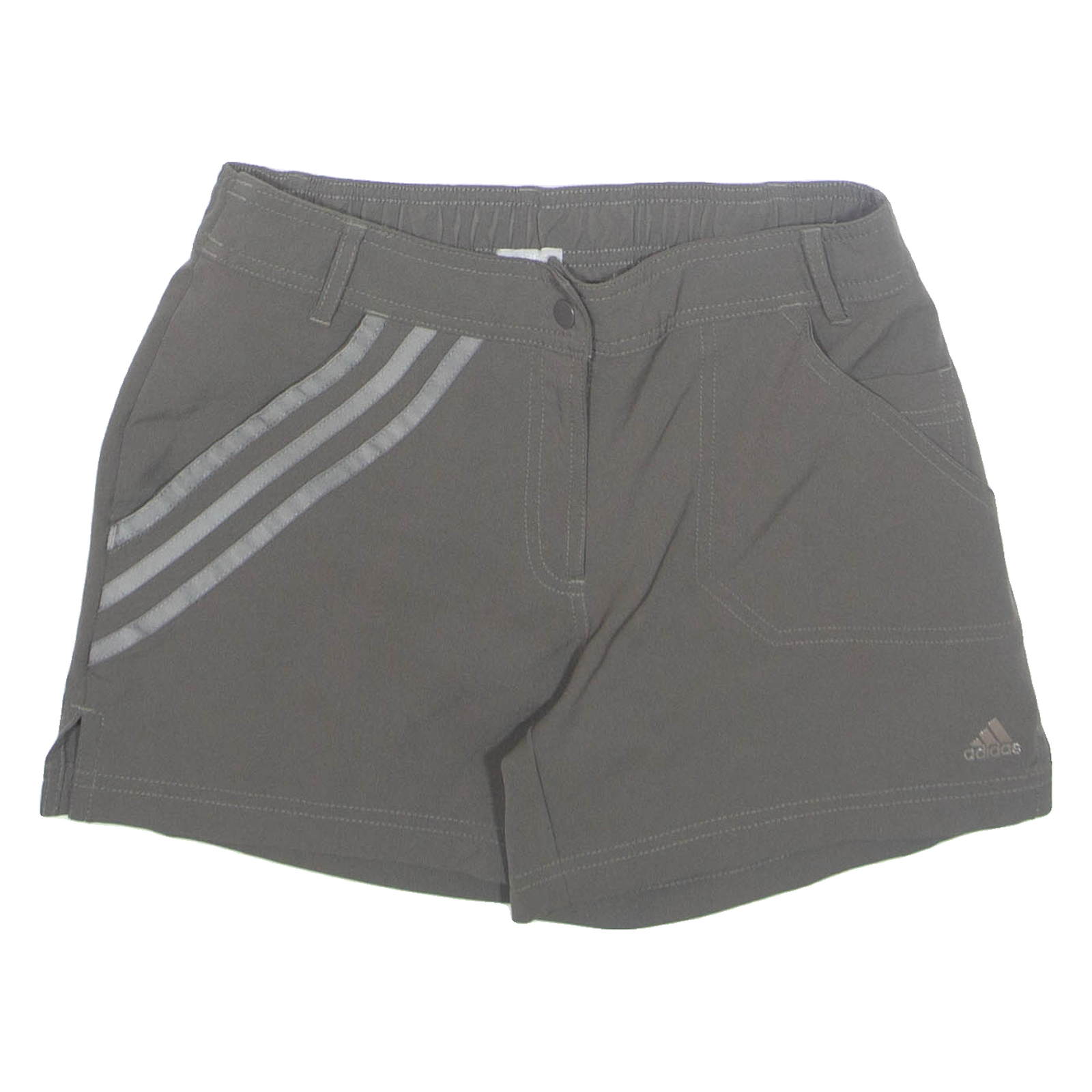 ADIDAS Womens Sports Shorts Green XXS W24 Refurbished - N/A refurbished available on Cerqular