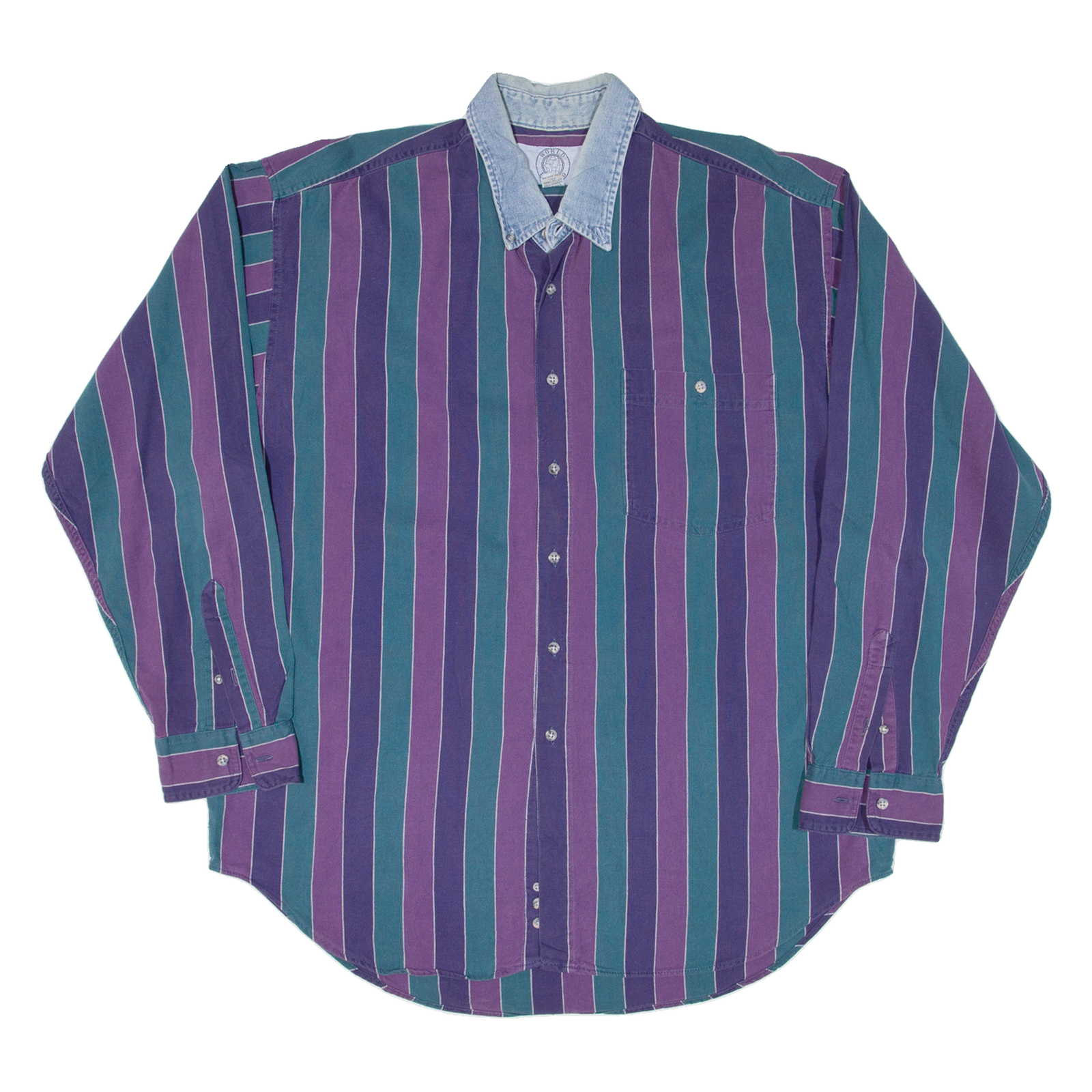 Buy WORLD ISLAND Mens Shirt Purple Striped Long Sleeve XL Refurbished - $18.19 WORLD ISLAND Mens Shirt Purple Striped Long Sleeve XL Refurbished - N/A refurbished available on Cerqular