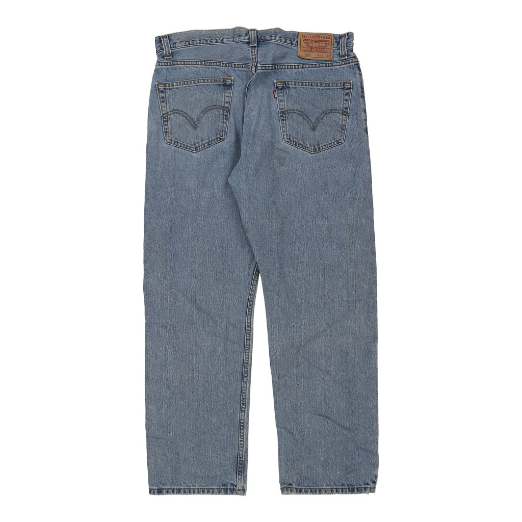 505 Levis Jeans - 36W 30L Blue Cotton Refurbished - Thrifted (note: this is a term often used to describe second- refurbished available on Cerqular