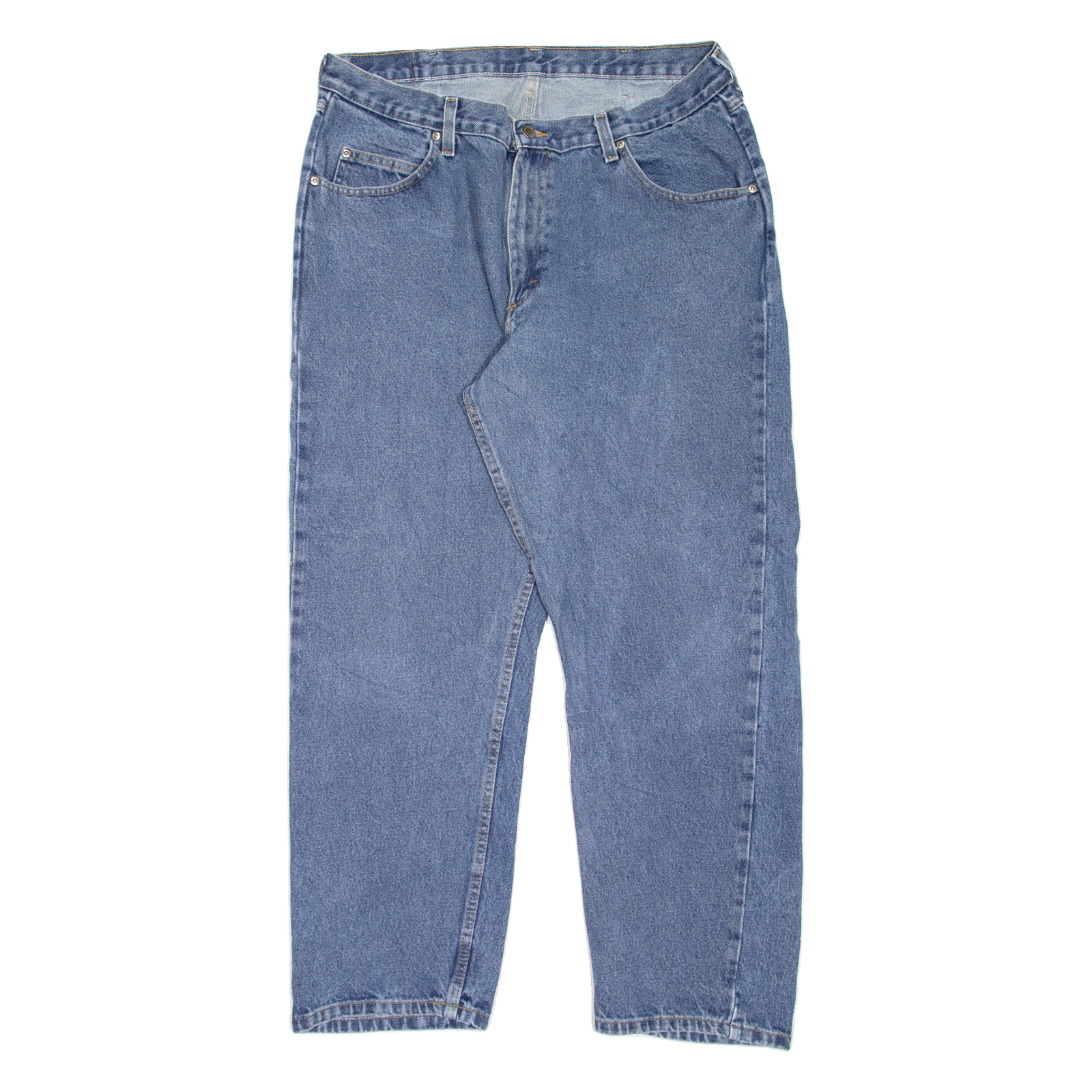 WRANGLER Mens Jeans Black Relaxed Tapered W35 L29 Refurbished - N/A refurbished available on Cerqular