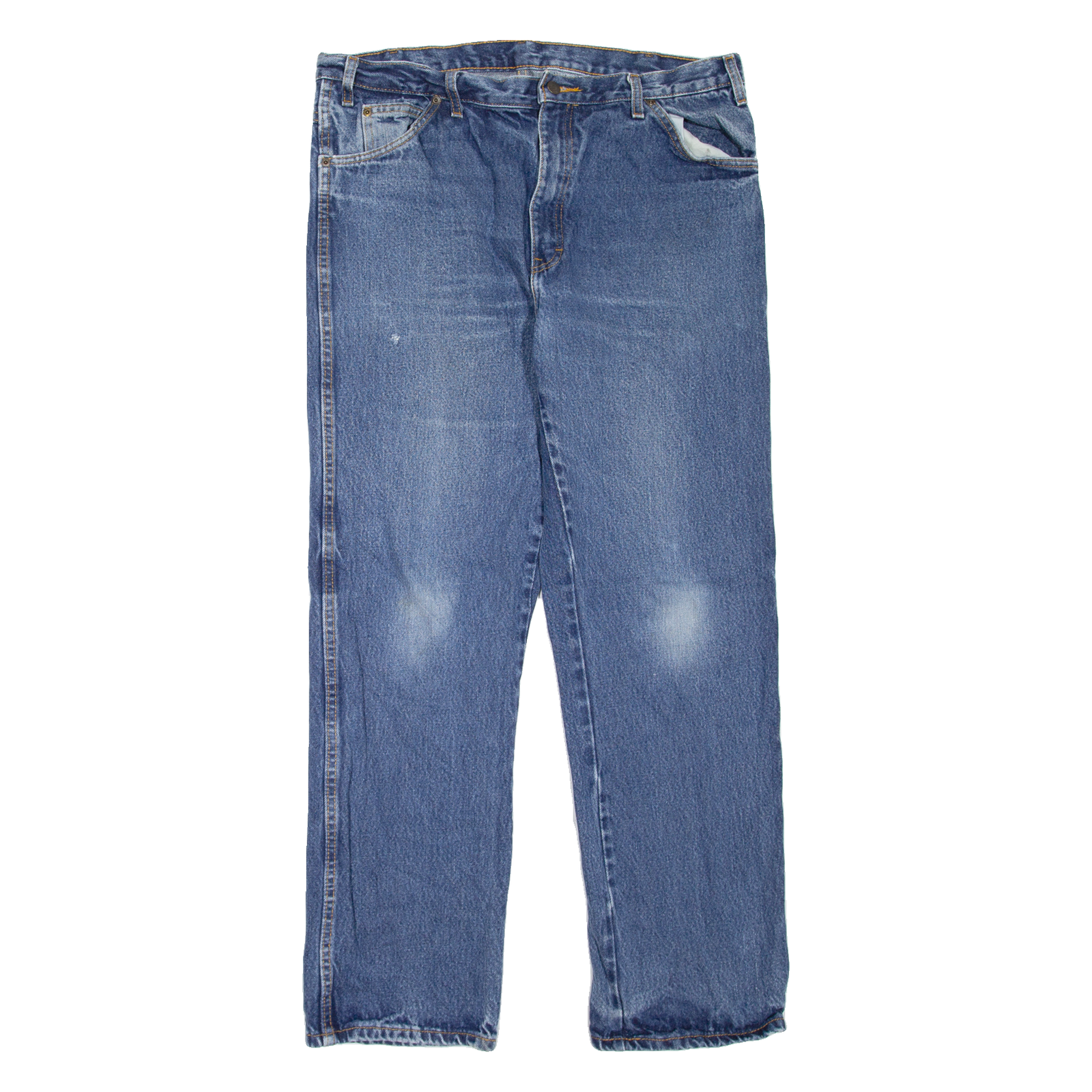 DICKIES Workwear Mens Jeans Blue Regular Straight Stone Wash W38 L32 Refurbished - N/A refurbished available on Cerqular
