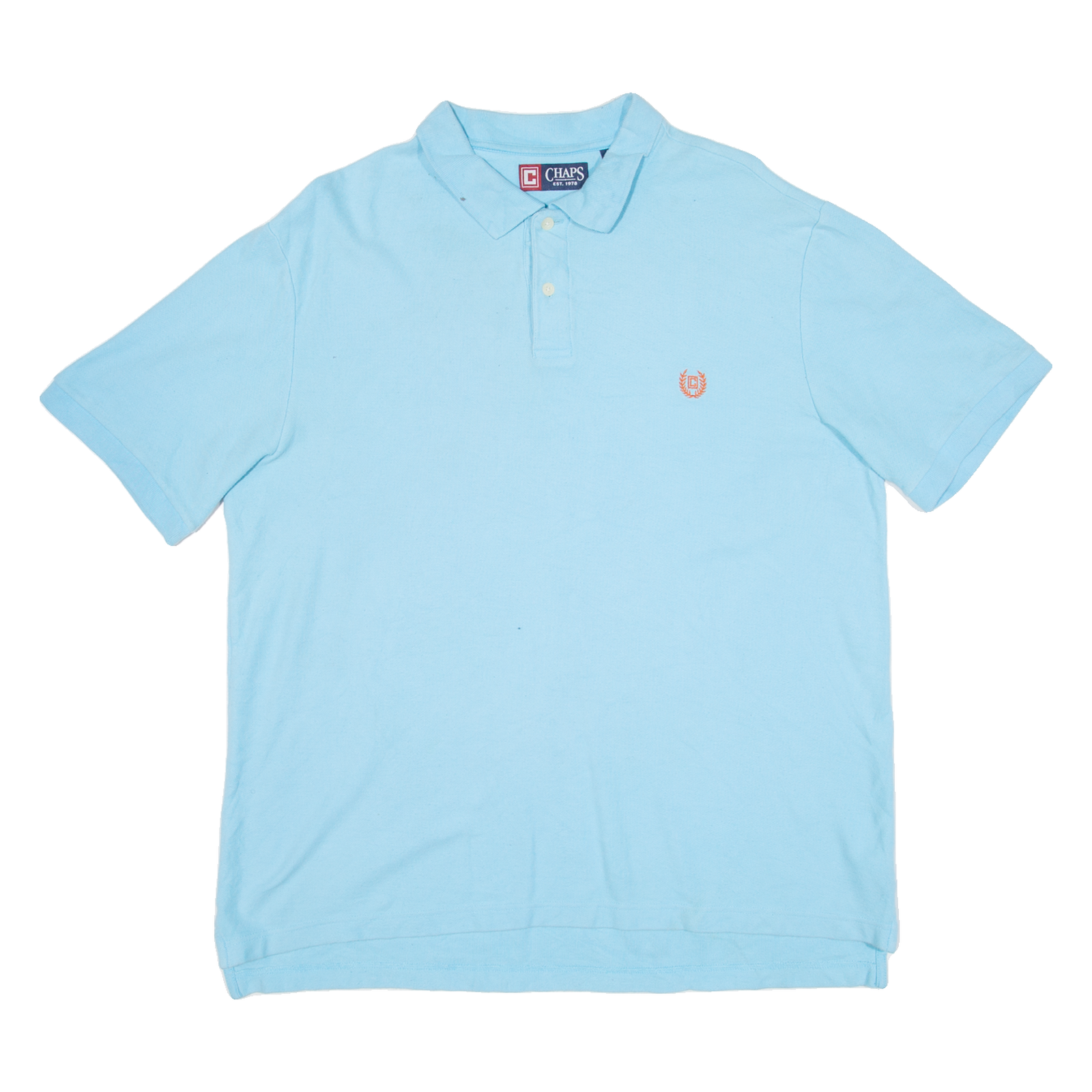 CHAPS Mens Polo Shirt Blue L Refurbished - N/A refurbished available on Cerqular