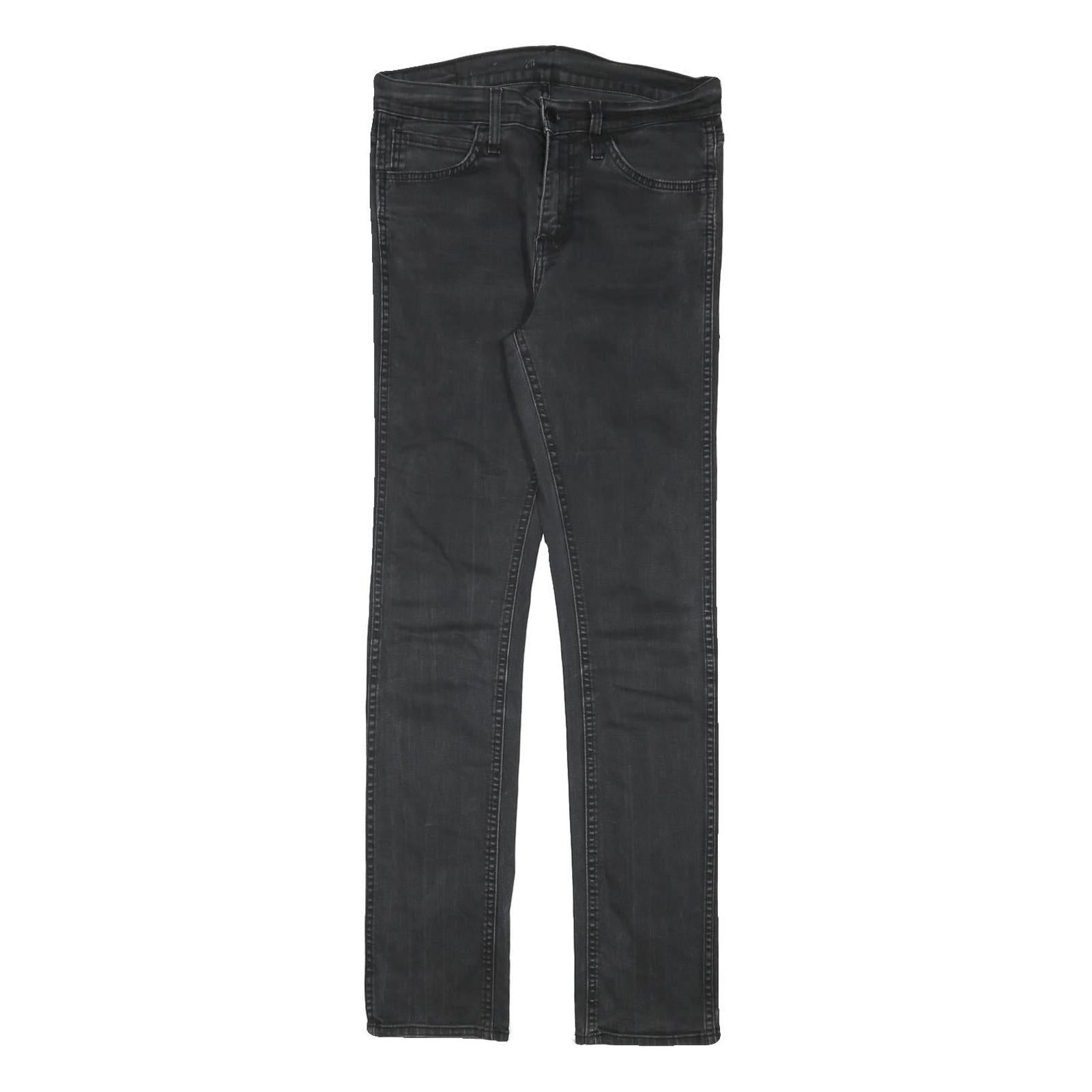 LEVI'S Womens Jeans Black Slim Skinny Denim Rinse W29 L31 Stylish Comfortable Refurbished - N/A refurbished available on Cerqular
