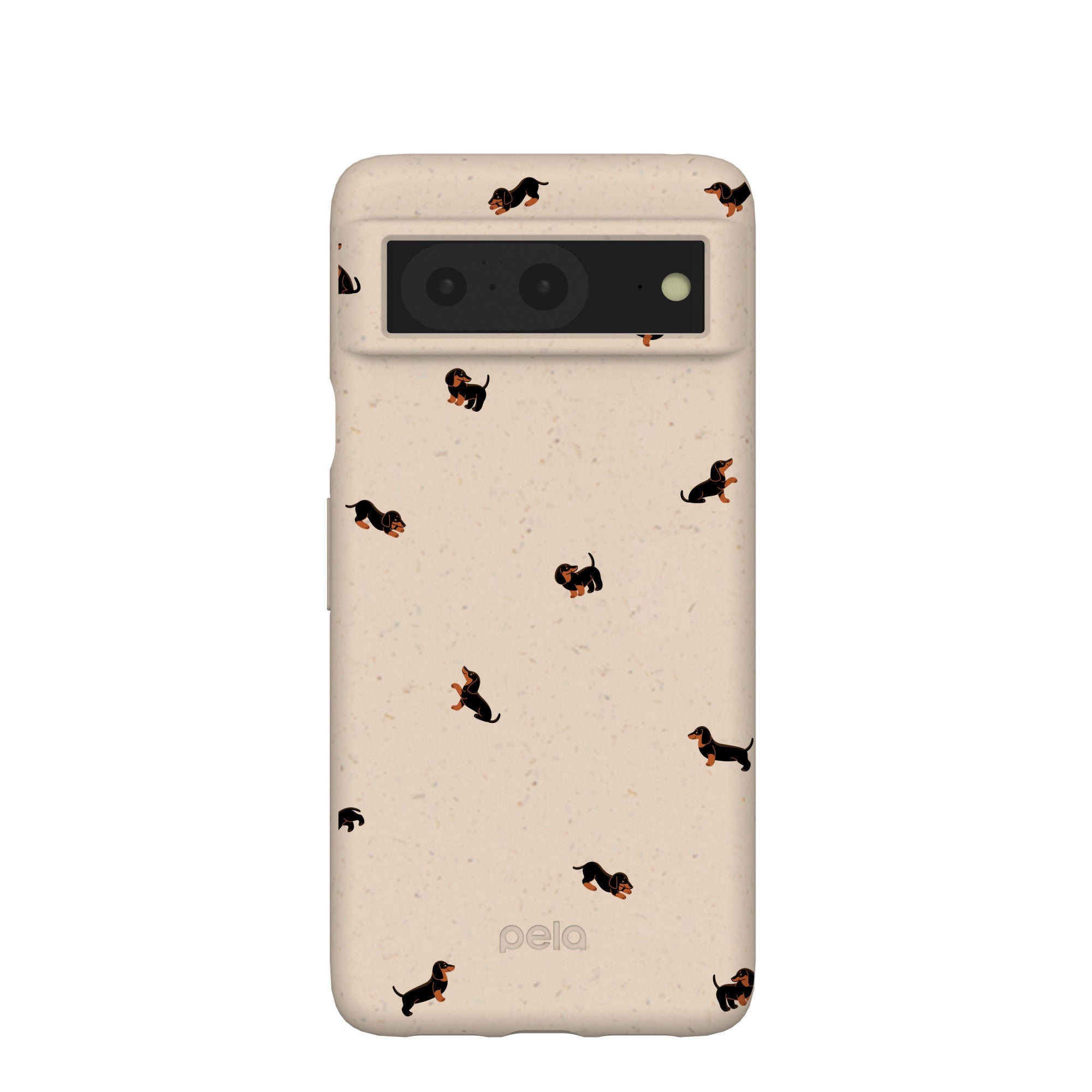 Seashell Lil Dachshunds Google Pixel 8 Case Refurbished - Pela Case refurbished available on Cerqular
