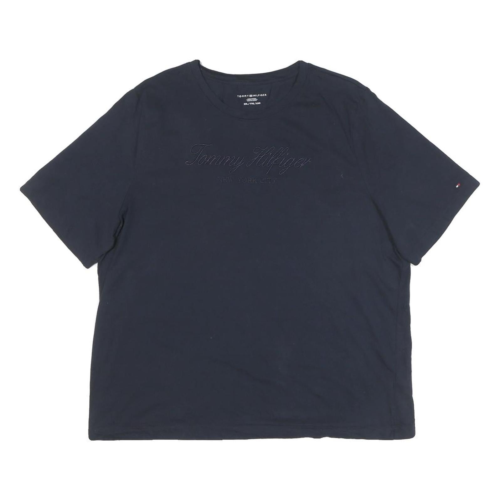Buy TOMMY HILFIGER Mens Navy Blue Logo Graphic T-Shirt 2XL Short Sleeve Crew Neck Refurbished - $19.49 TOMMY HILFIGER Mens Navy Blue Logo Graphic T-Shirt 2XL Short Sleeve Crew Neck Refurbished - N/A refurbished available on Cerqular