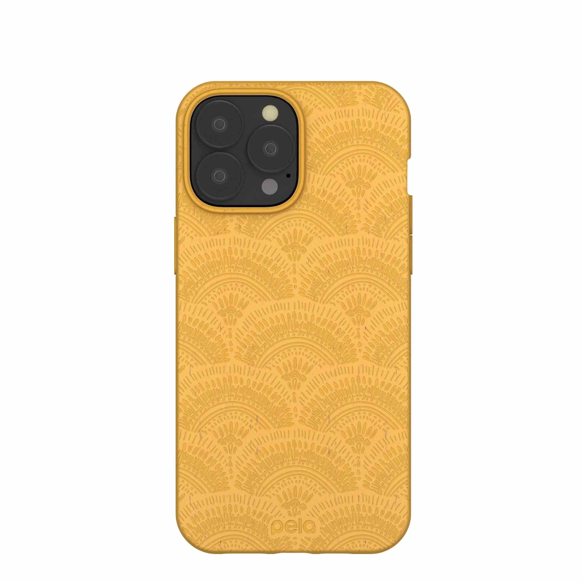Honey Sunburst iPhone 13 Pro Max Case Refurbished - Pela Case refurbished available on Cerqular